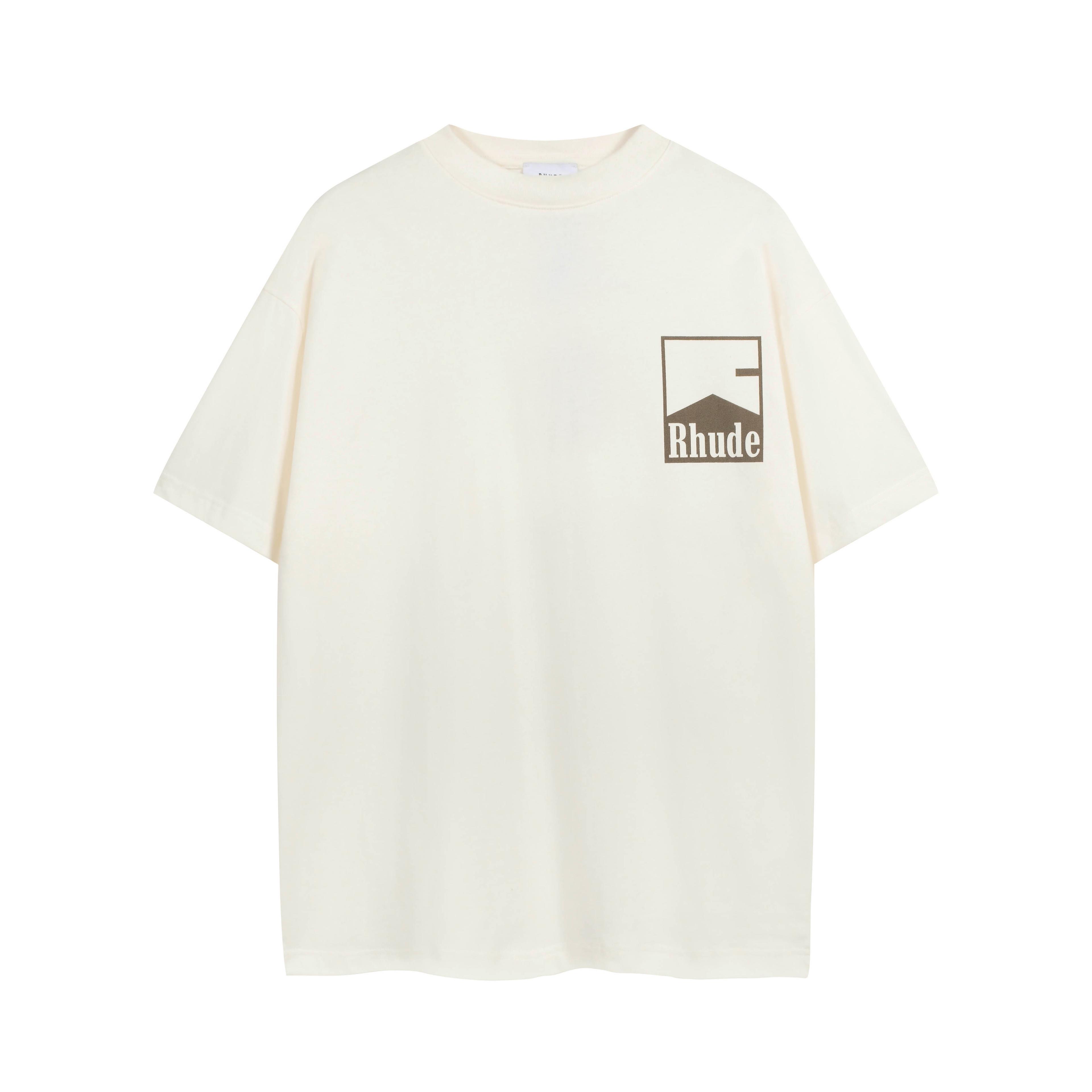 Rhude Moonlight Vintage White Mountain Logo T-Shirt