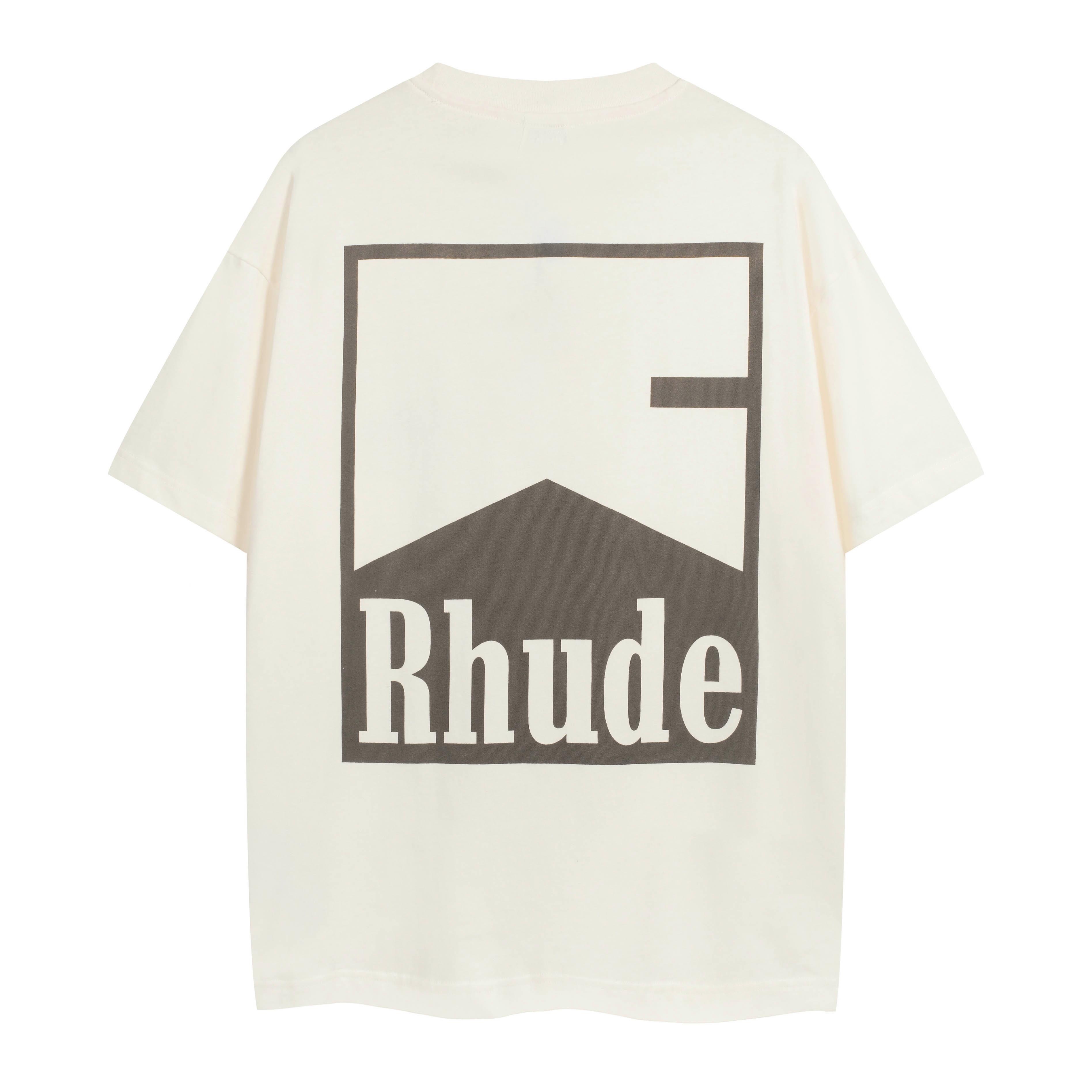 Rhude Moonlight Vintage White Mountain Logo T-Shirt