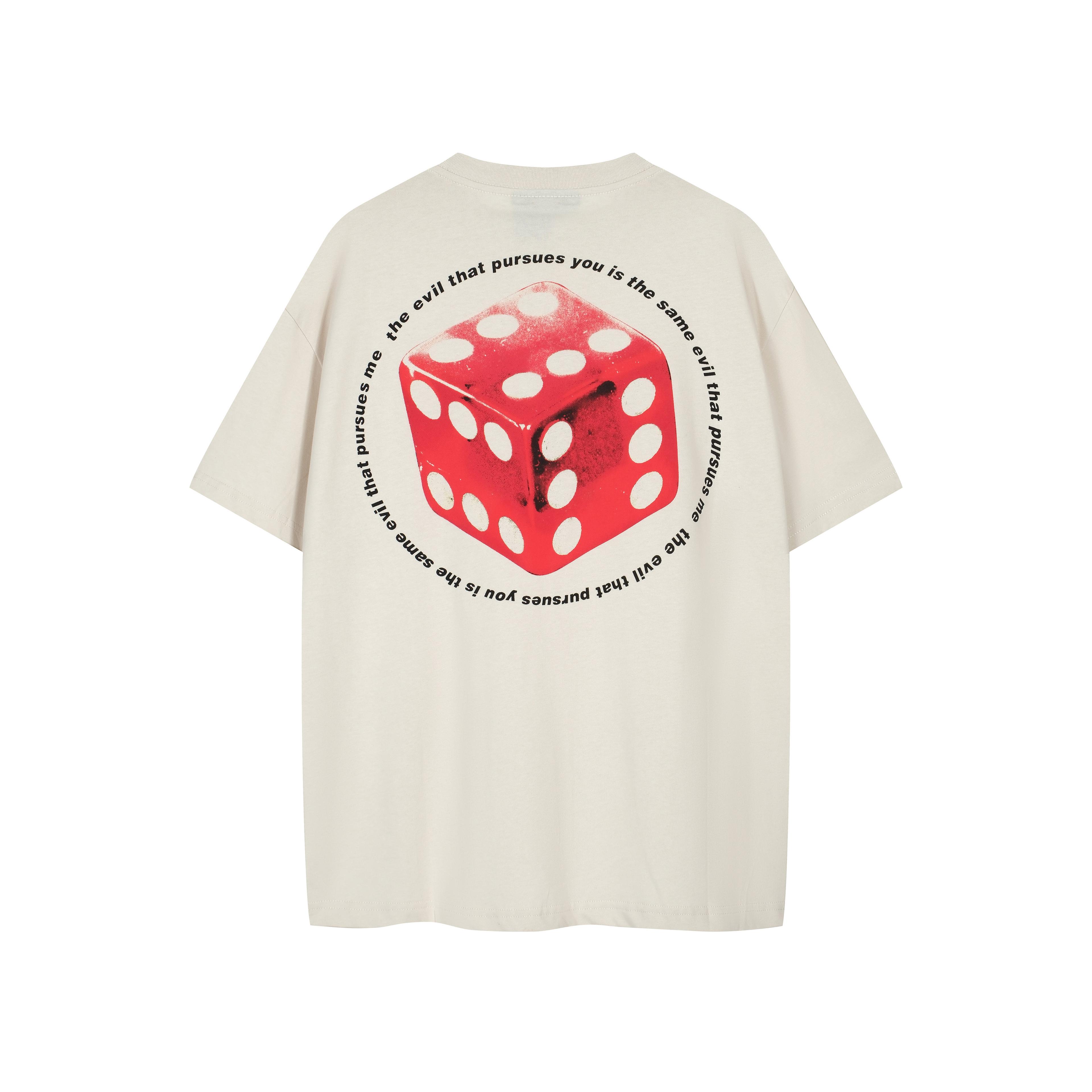 SAINT Oversized Retro Dice Graphic T-Shirt