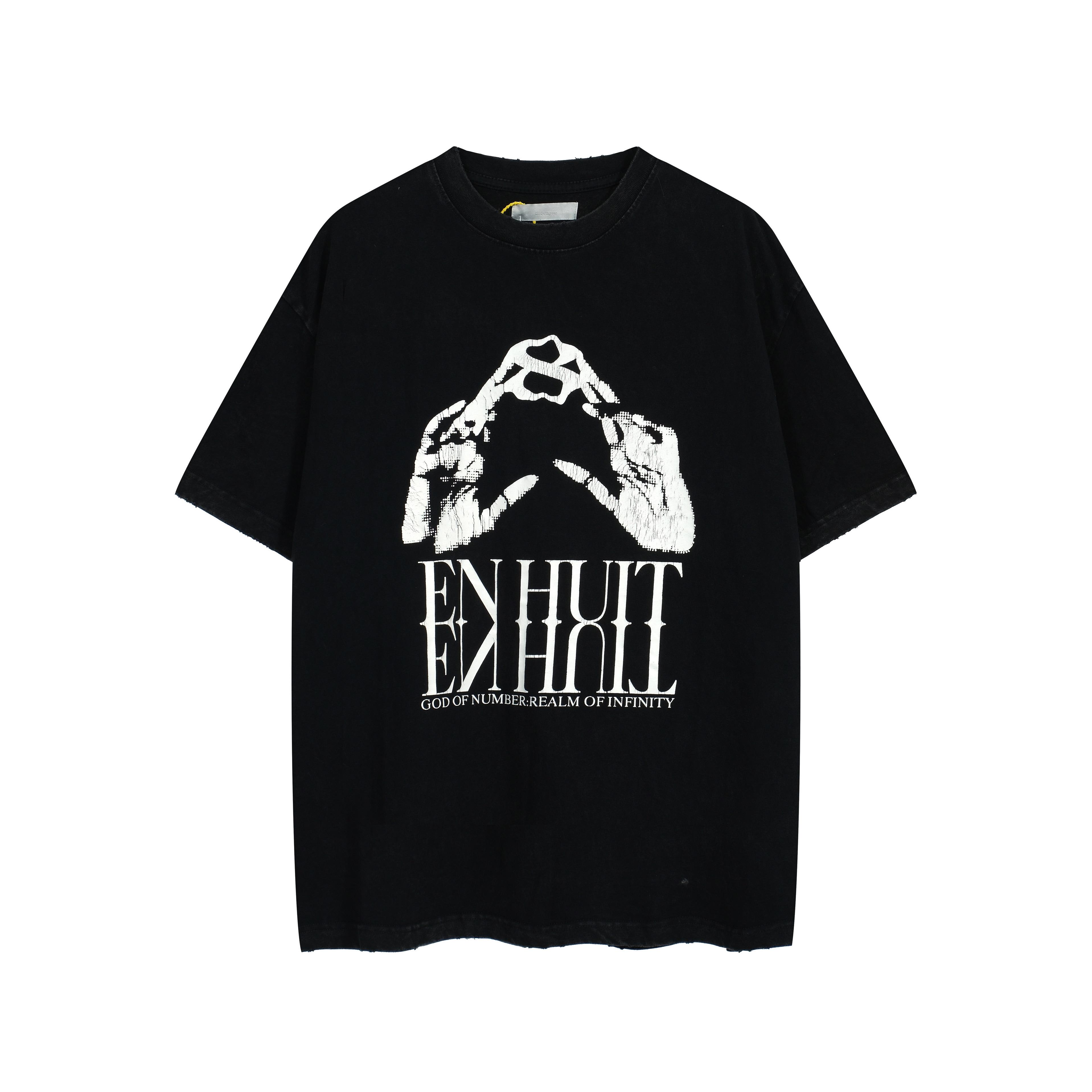 ENXUIT Black 'Realm of Infinity' Graphic T-Shirt