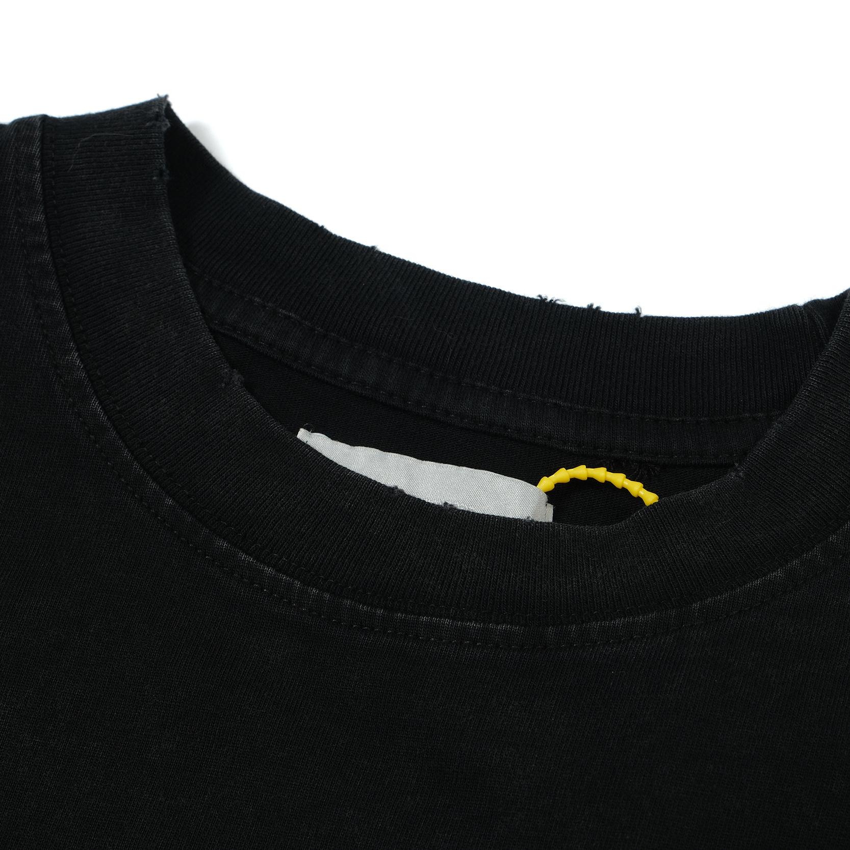 'DEATH EATERS' Washed Black Oversized Graphic T-Shirt