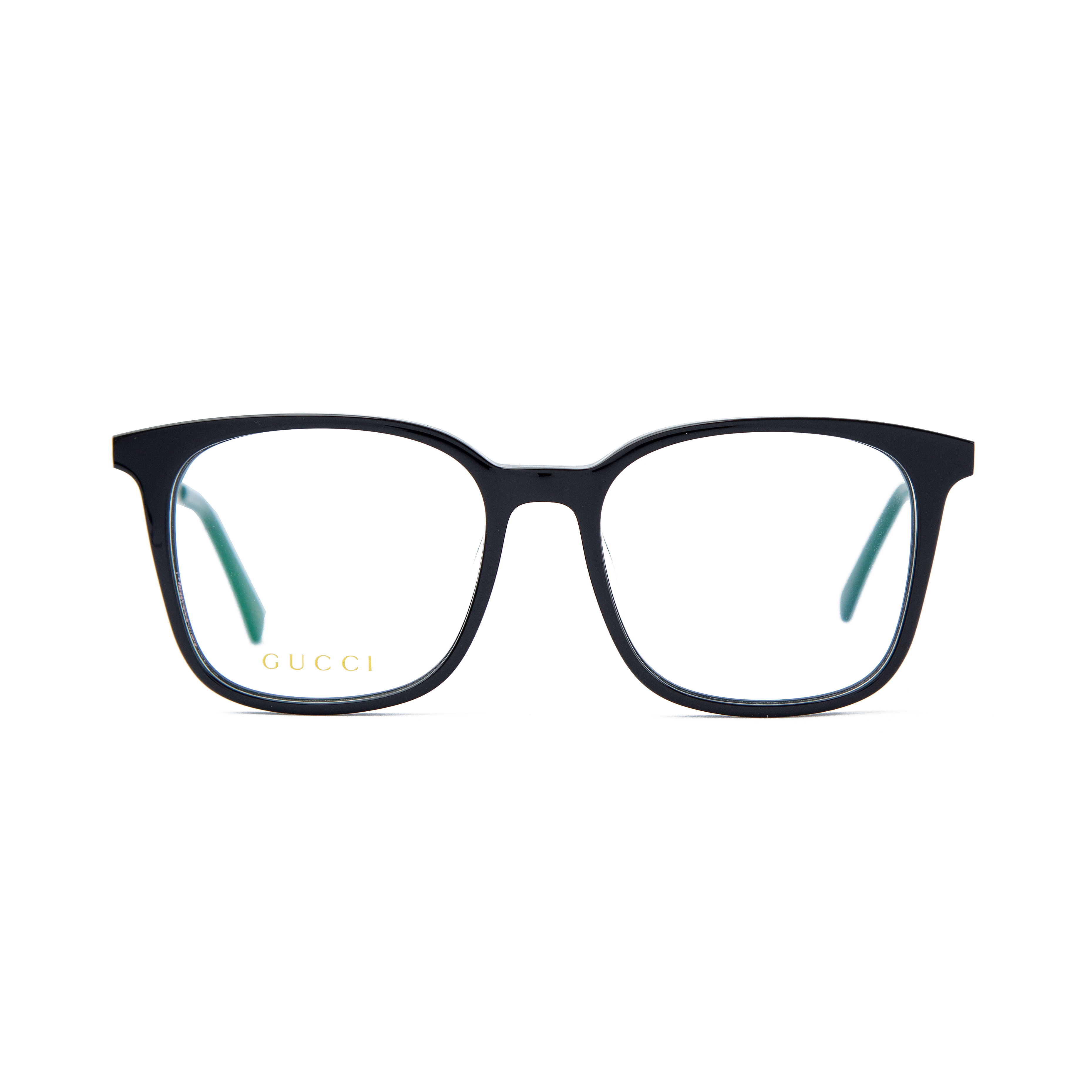 Gucci Black Eyeglasses with Gold Accents, Shop now on Agu.ng