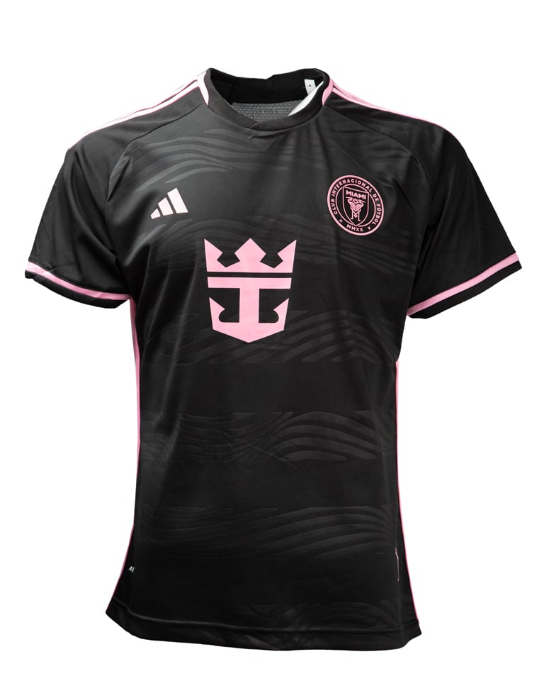 Inter Miami Pre-Match Jersey: Black, Pink, Adidas, MLS Soccer