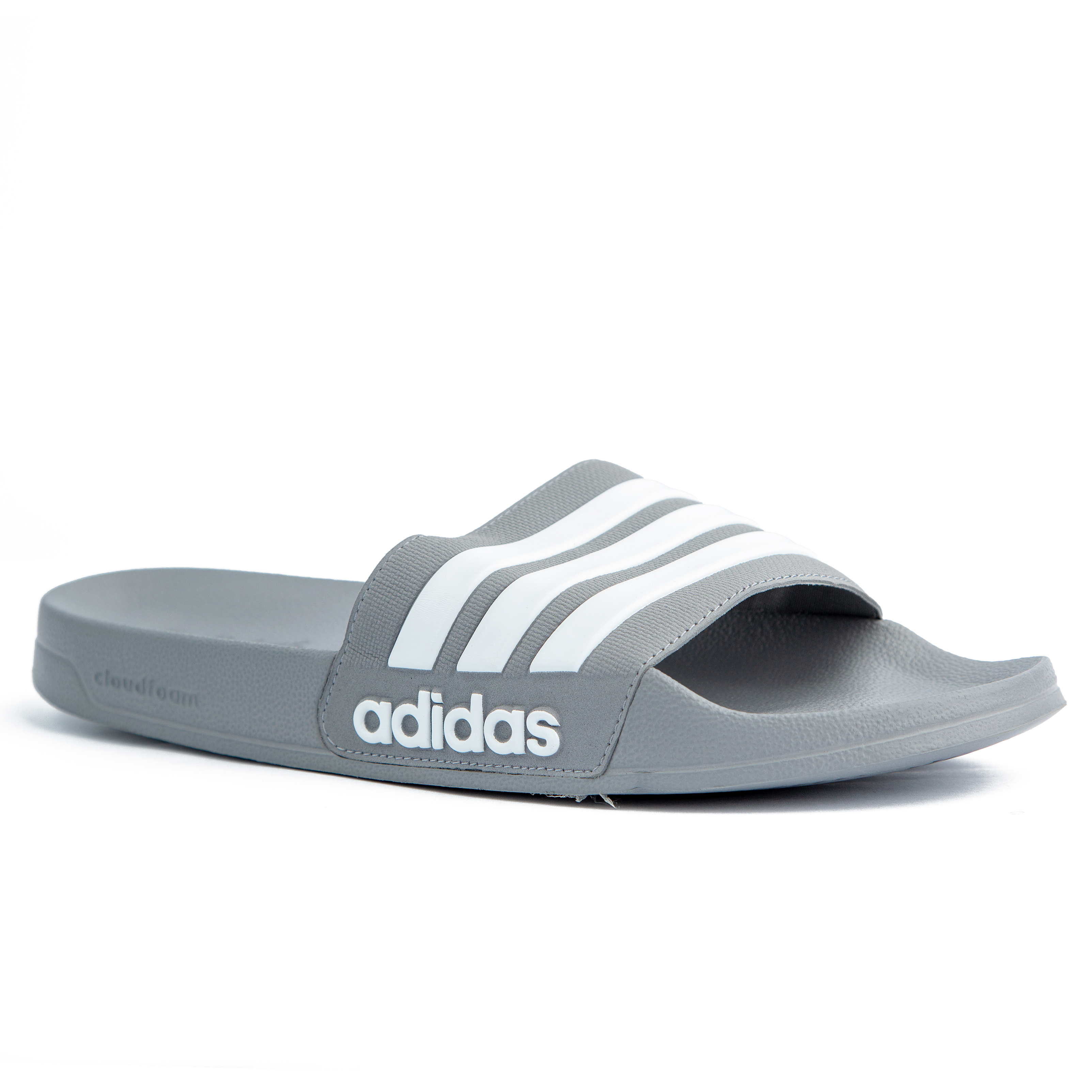 Shop Adidas Adilette Comfort Slides - Gray | On Agu.ng