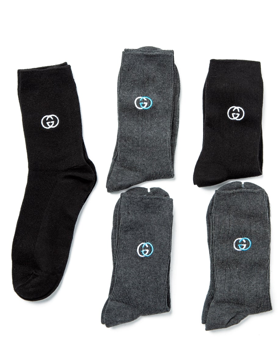 Gucci Socks Multi-Pack: Luxury Cotton Blend, Made in Italy