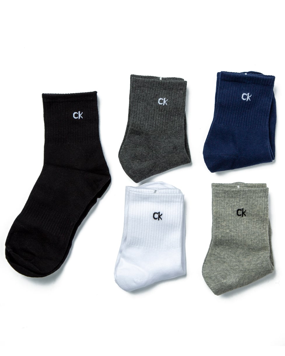 Calvin Klein Socks Multi-Pack: Men's Crew, Logo Style