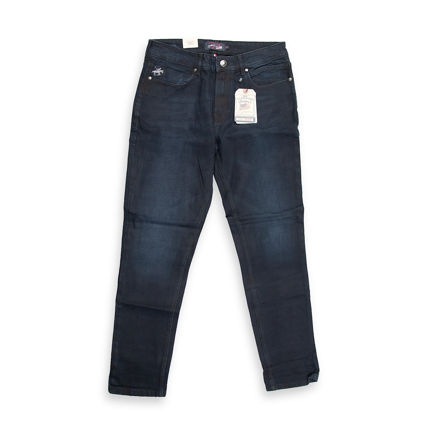 A modern staple for any wardrobe, these slim-fit jeans offer the perfect balance of style and comfort.