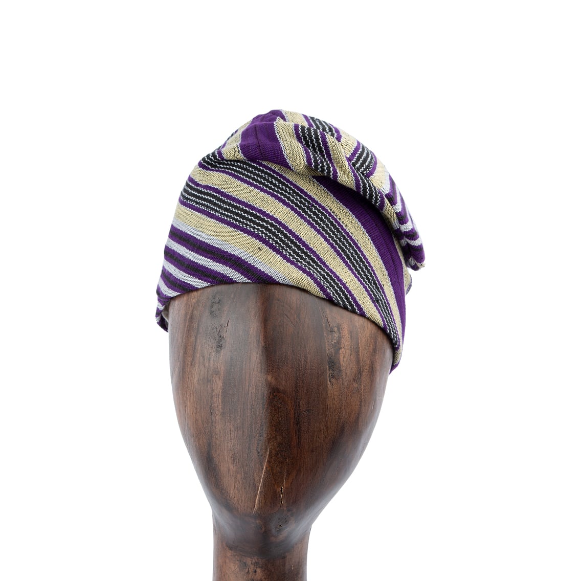 Amethyst Aso Oke Fila Cap | Yoruba | Handwoven Headwear