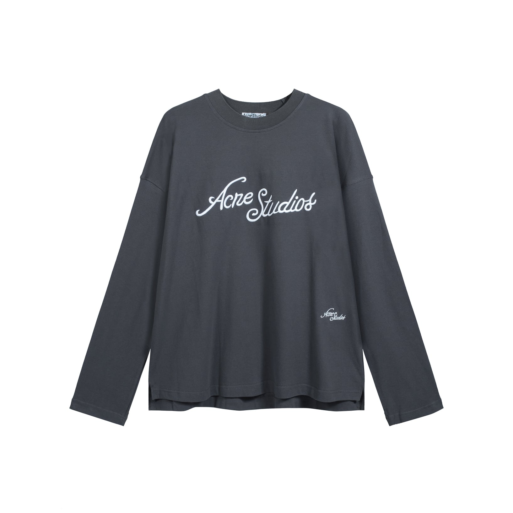 Acne Studios Black Contrast Stitching T-Shirt - Relaxed Unisex