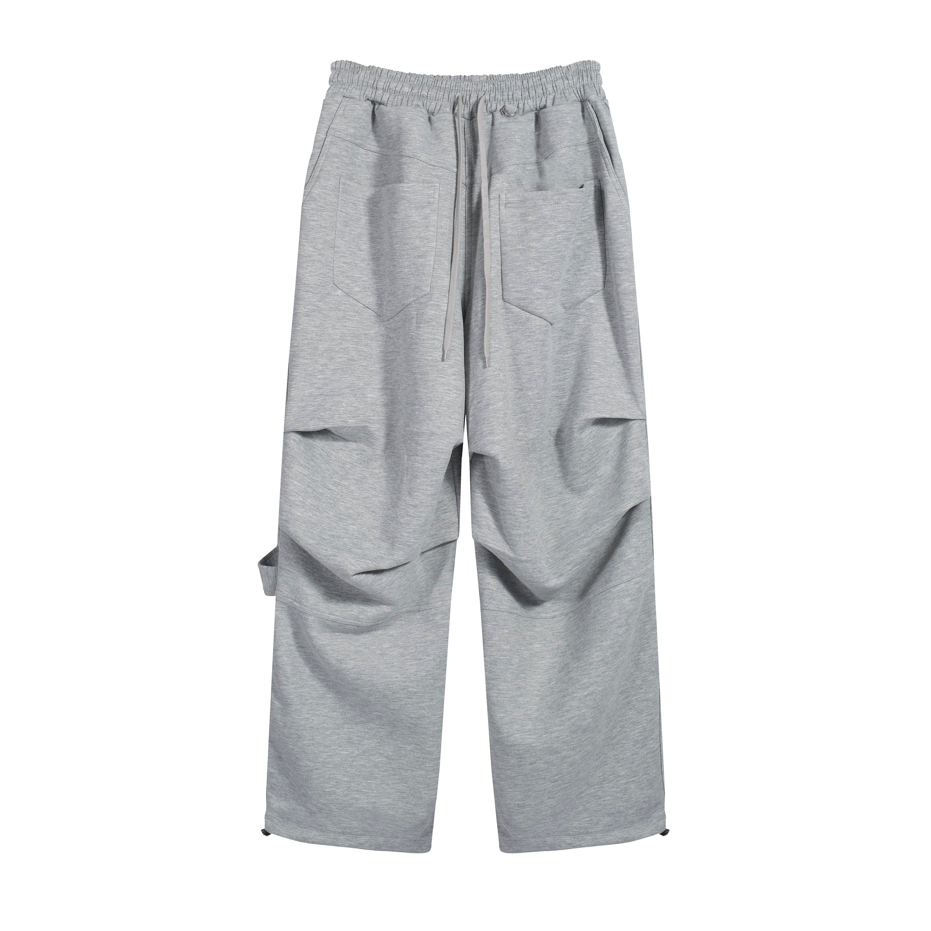 Baggy Grey Sweatpants - Ultra Relaxed Fit Multi-Seam Detail
