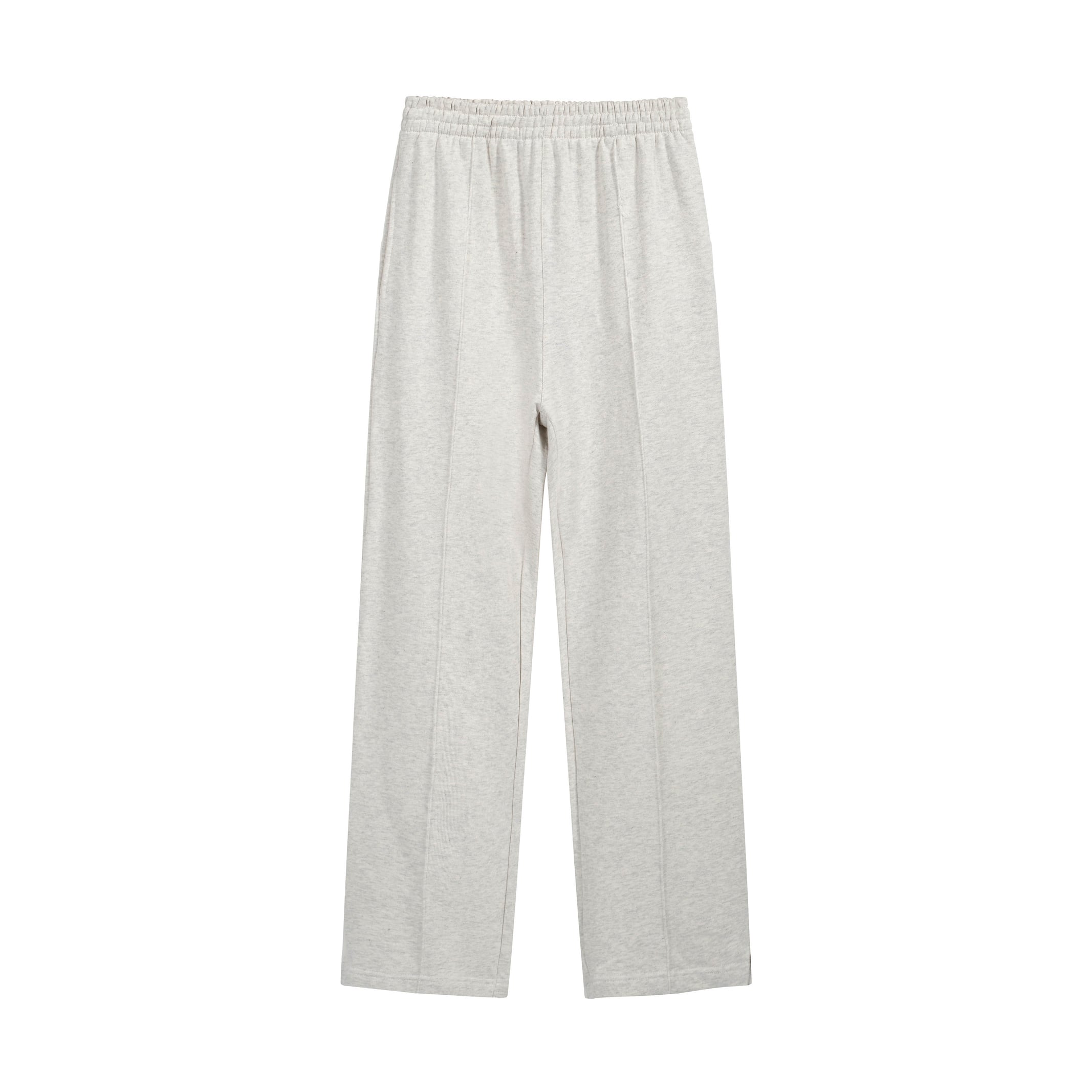 Oatmeal Wide-Leg Joggers - Relaxed Fit Unisex Sweatpants
