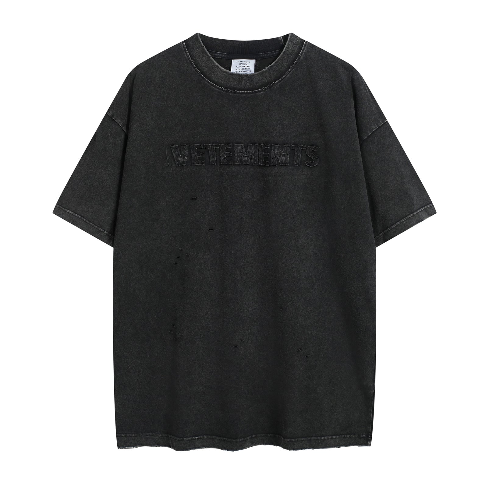 Shop the Vetements oversized black cotton-jersey t-shirt.