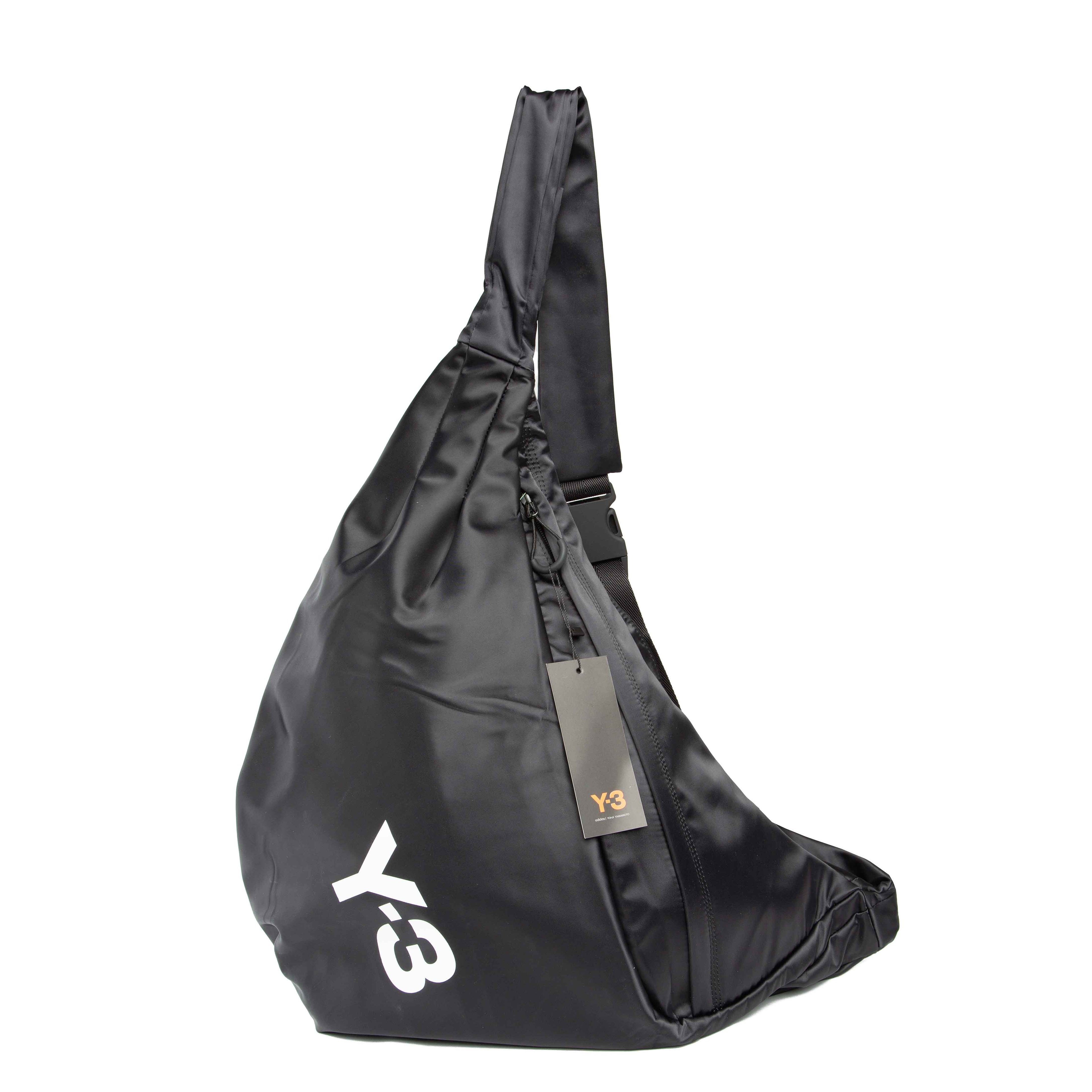  Y-3 Black Sling Bag - Unisex Crossbody Style
