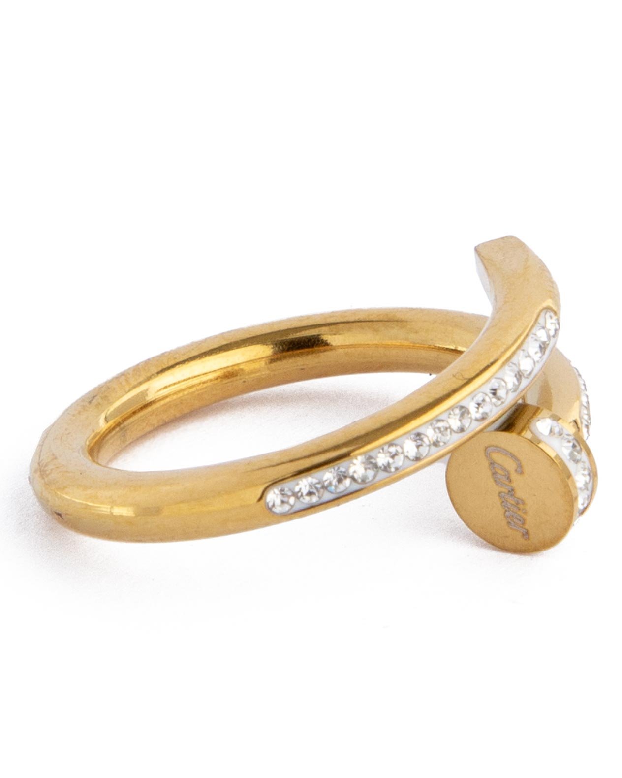 Cartier Inspired Nail Ring, Open Wrap Statement Jewelry