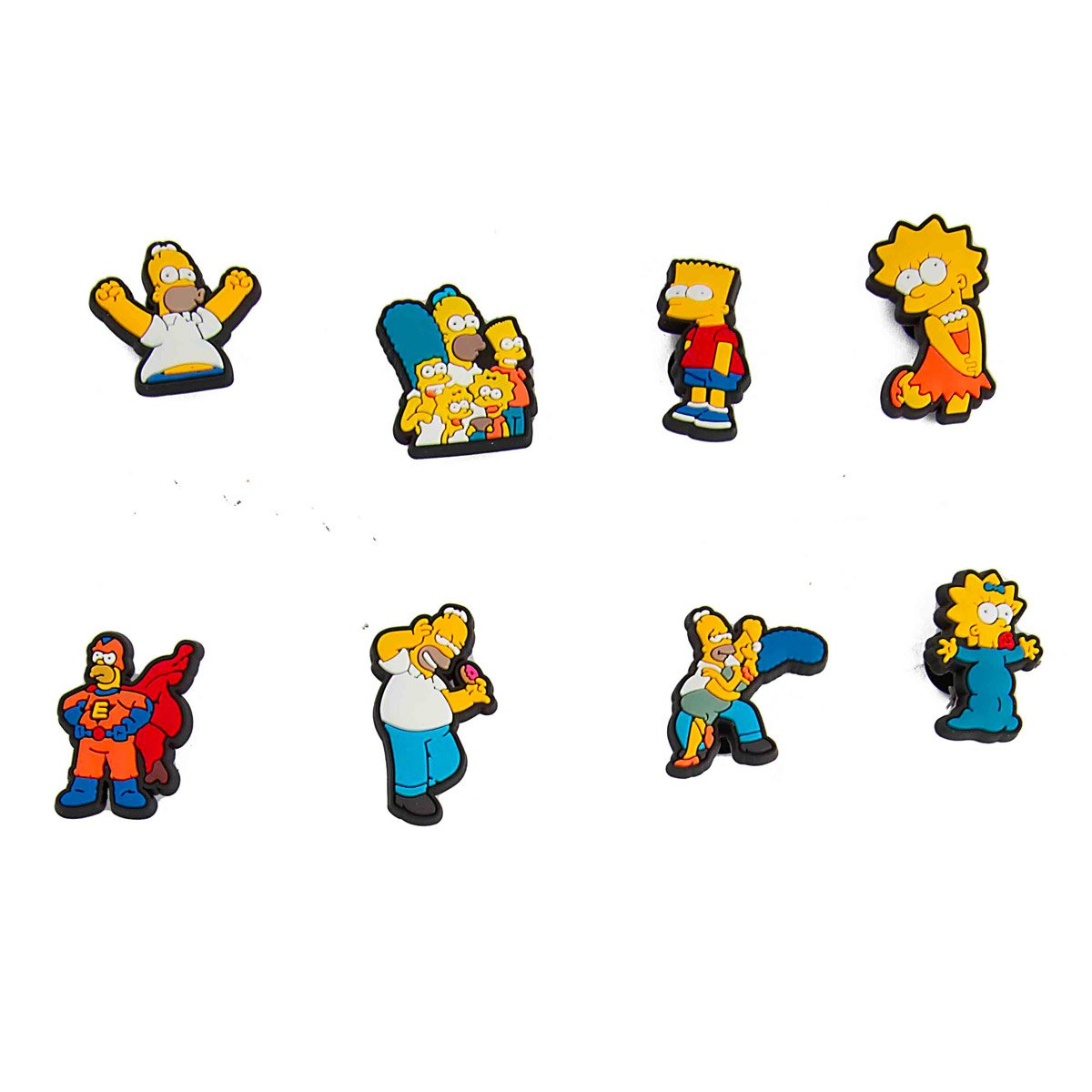 8-Pack The Simpsons Character Jibbitz for Crocs
