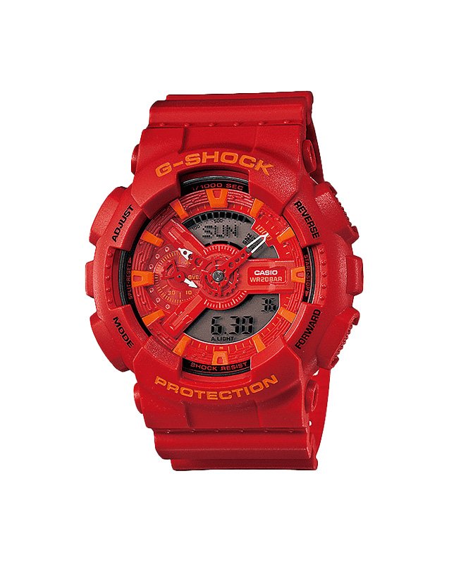 Red Casio G-Shock GA-110AC-4A Watch