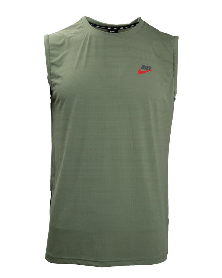 Nike Dri-FIT Men's Training Tank Top, Olive Green, Breathable Fabric