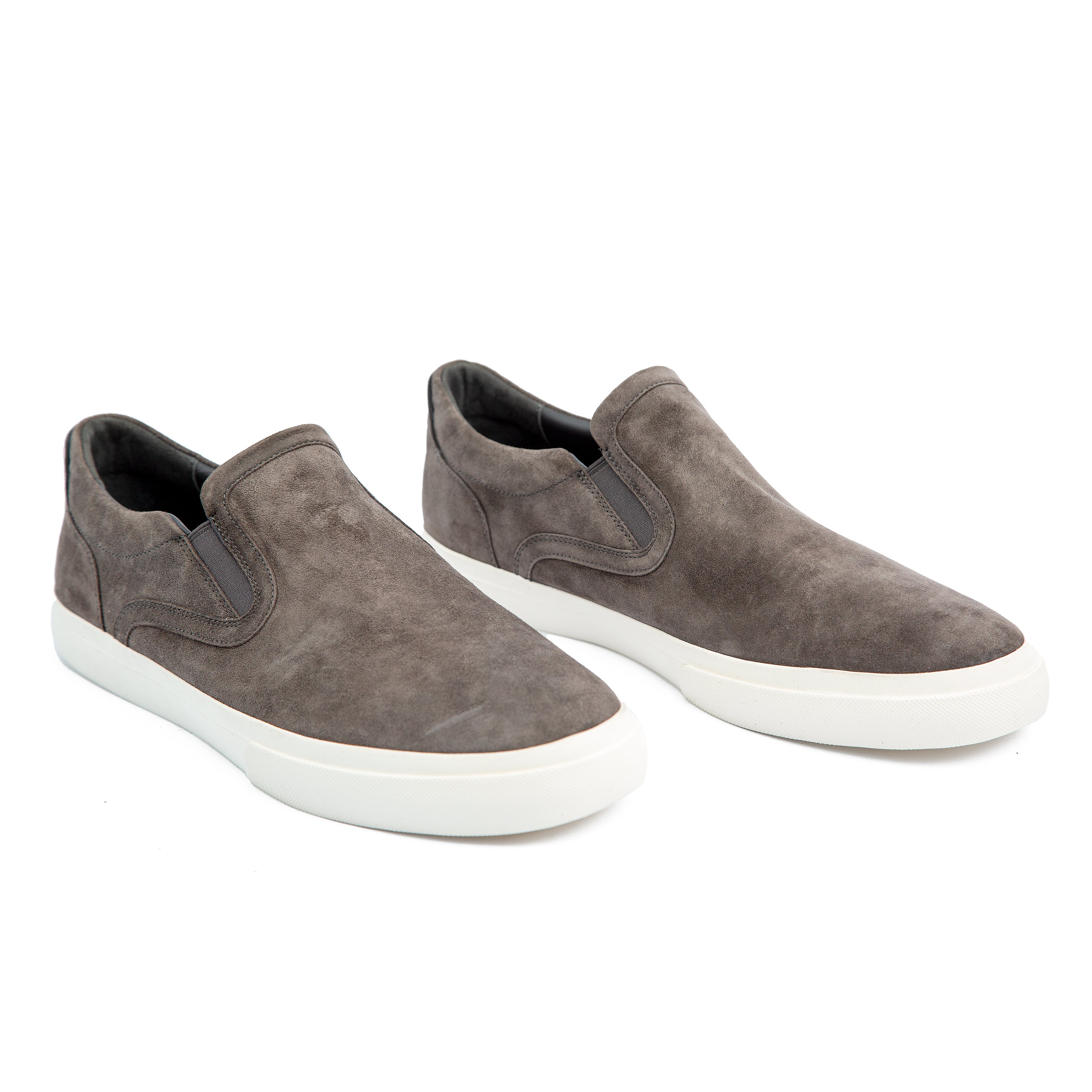Vince Fairfax Suede Slip-On Sneakers – Unisex Casual Comfort Shoes