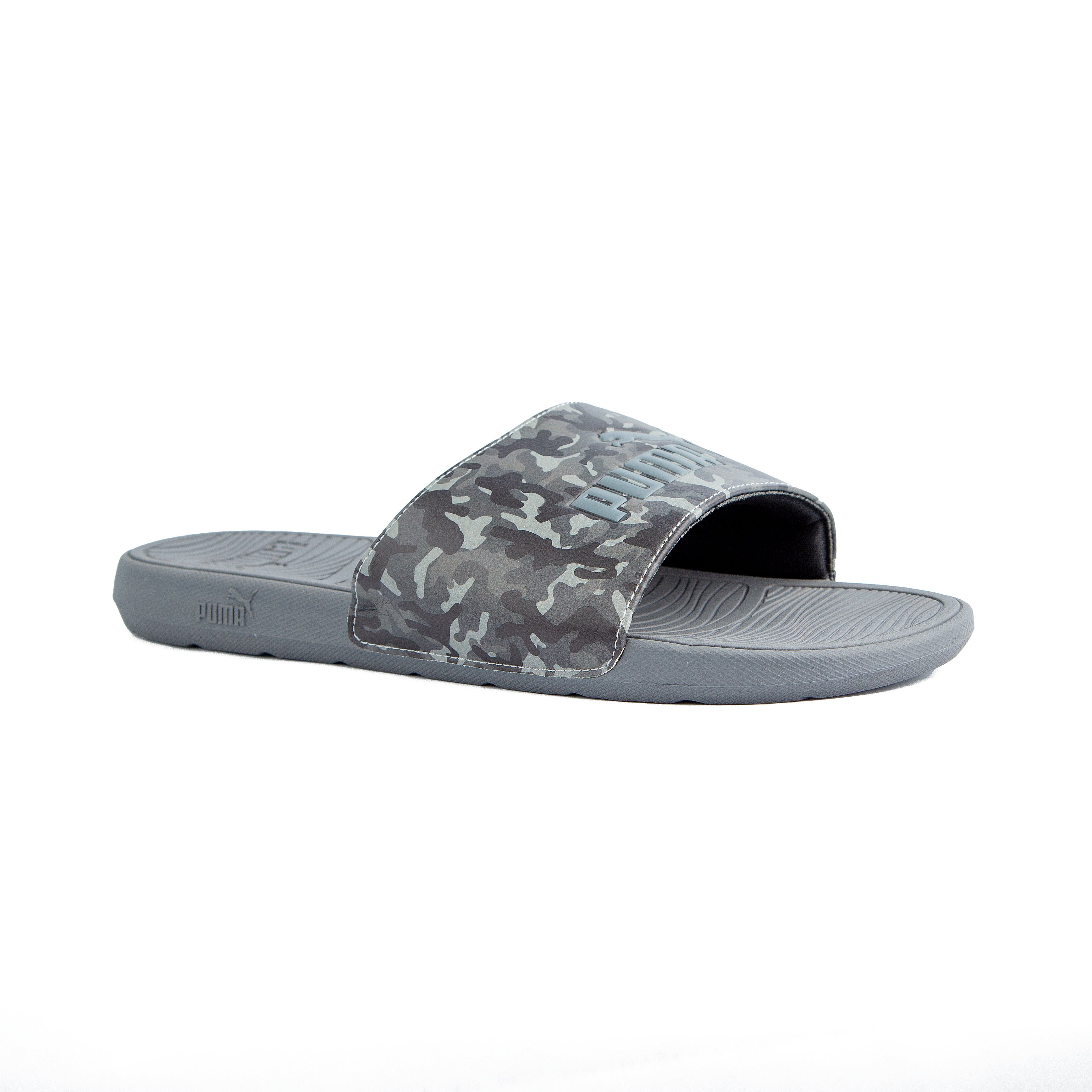 Puma Men's Cool Cat Slide Sandal - Gray Camo | Agu.ng