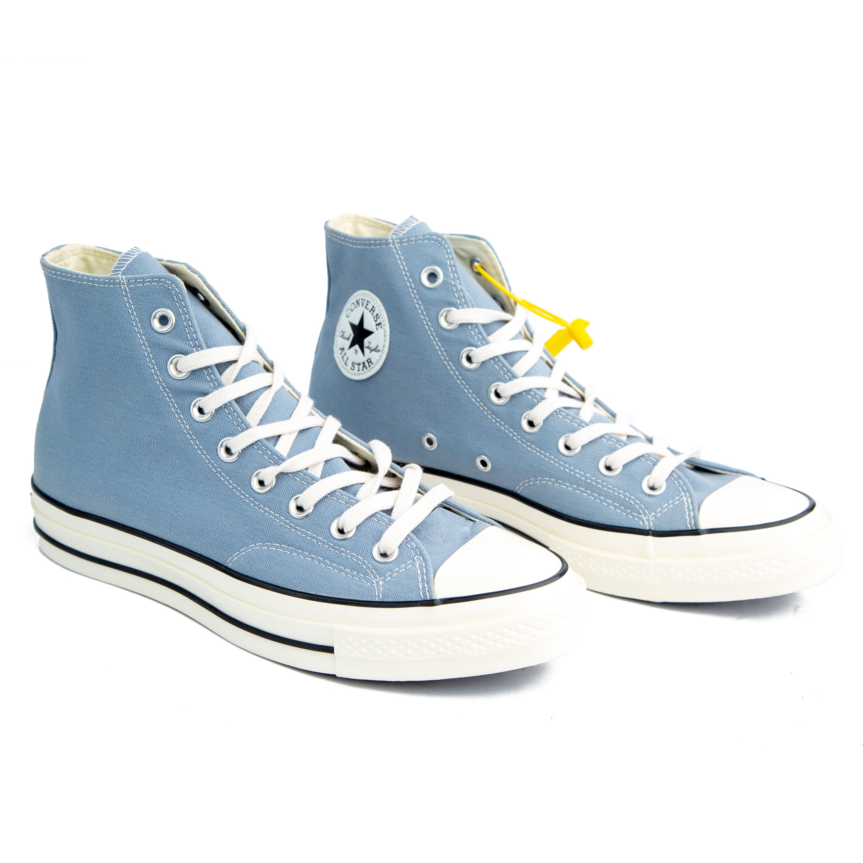 Blue Converse Chuck Taylor All Star 70 High Top Sneakers - Classic unisex design with durable canvas upper and white rubber sole for everyday wear.