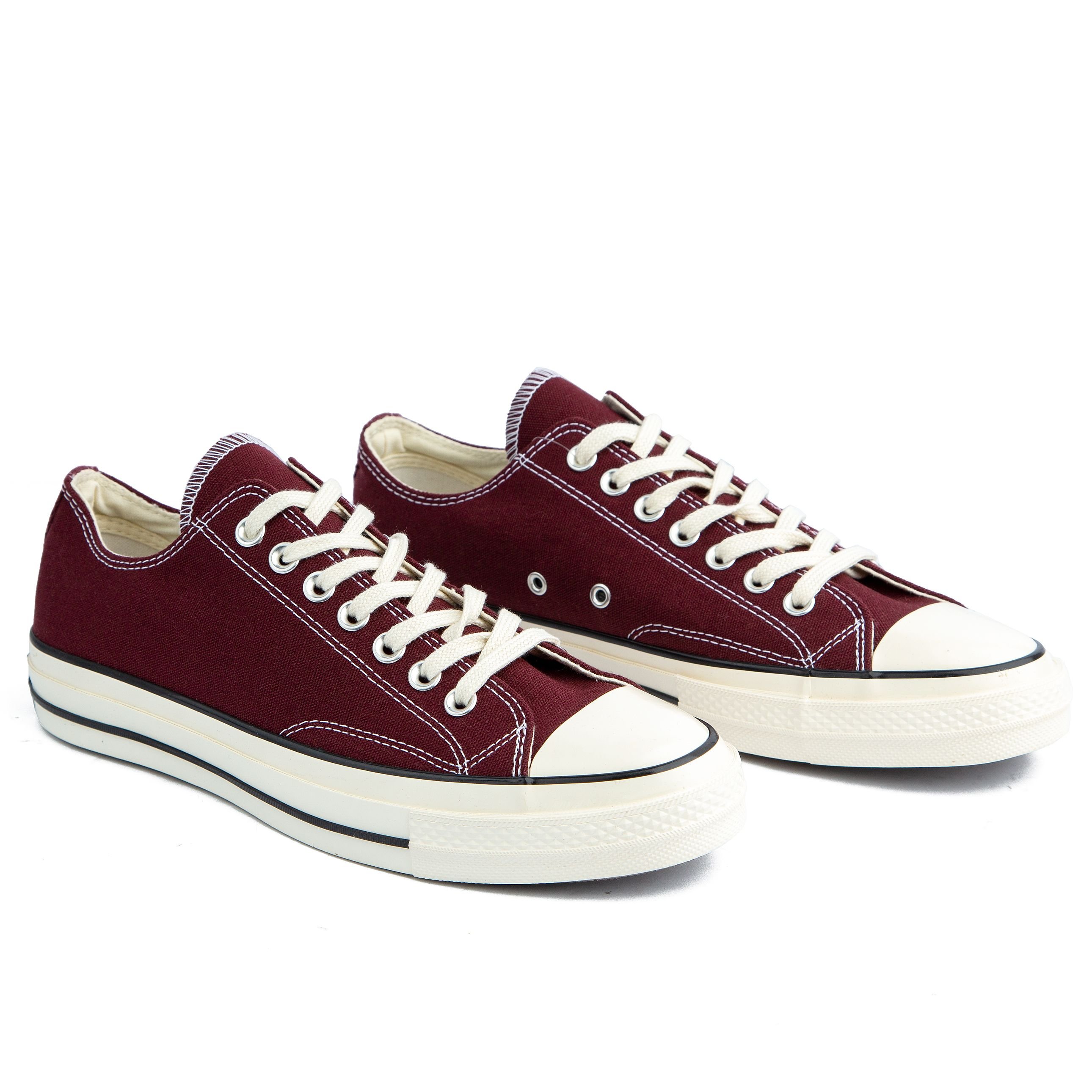  Maroon Converse Chuck Taylor All Star 70 Low Top Sneakers - Unisex design, premium canvas construction, perfect for casual and stylish everyday wear.