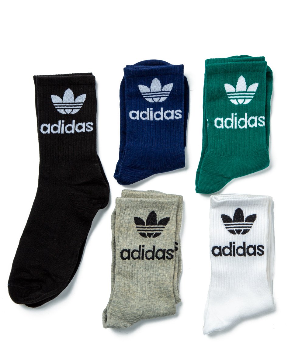 Adidas Premium Logo Socks - 5 Pairs Gift Box | Unisex