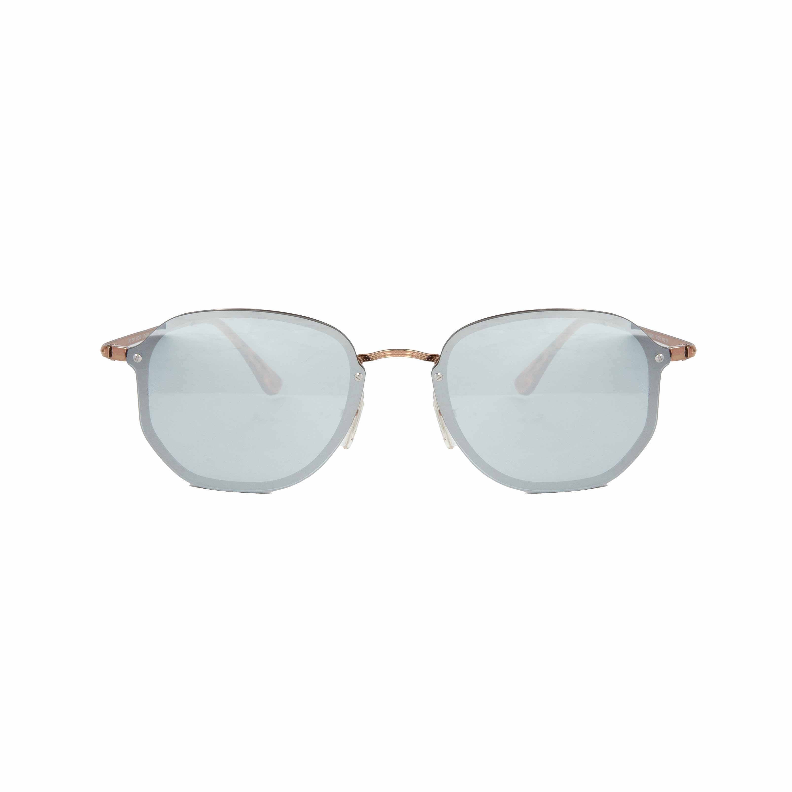 Chic Rimless Mirrored Round Sunglasses - Unisex Style