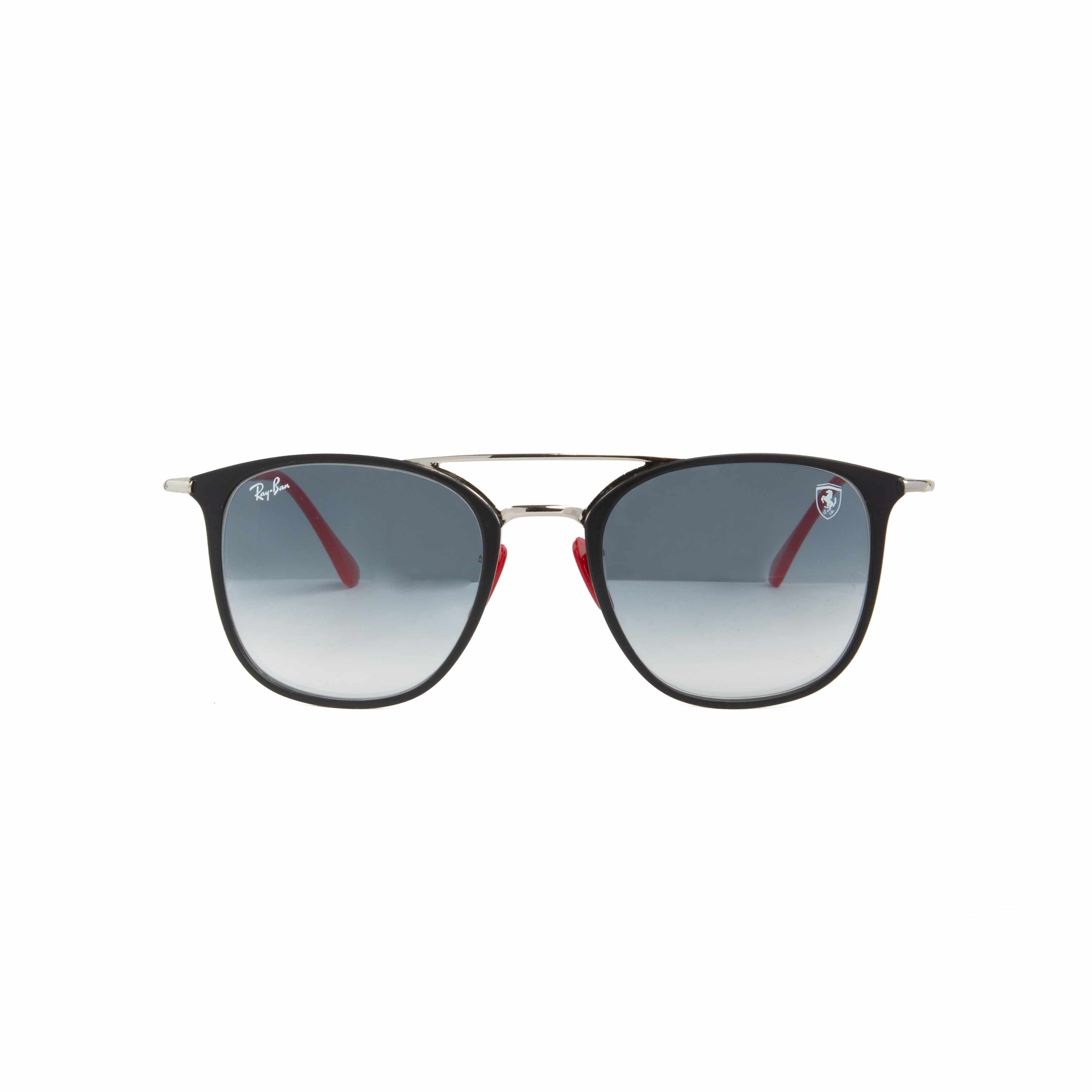 Ray-Ban Ferrari Square Gradient Sunglasses - Black & Red