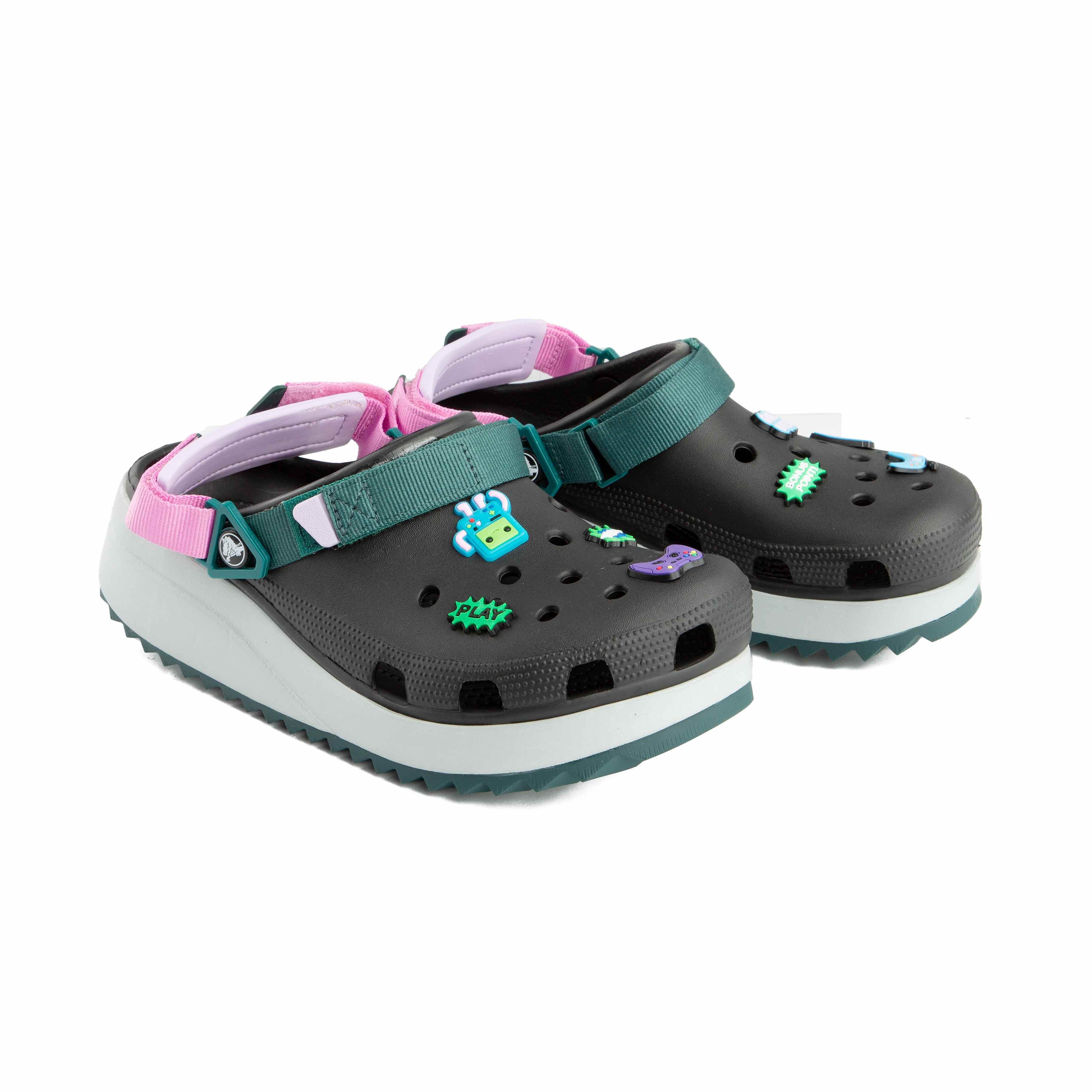 Crocs Classic Crush Clog - Platform Comfort with Charms