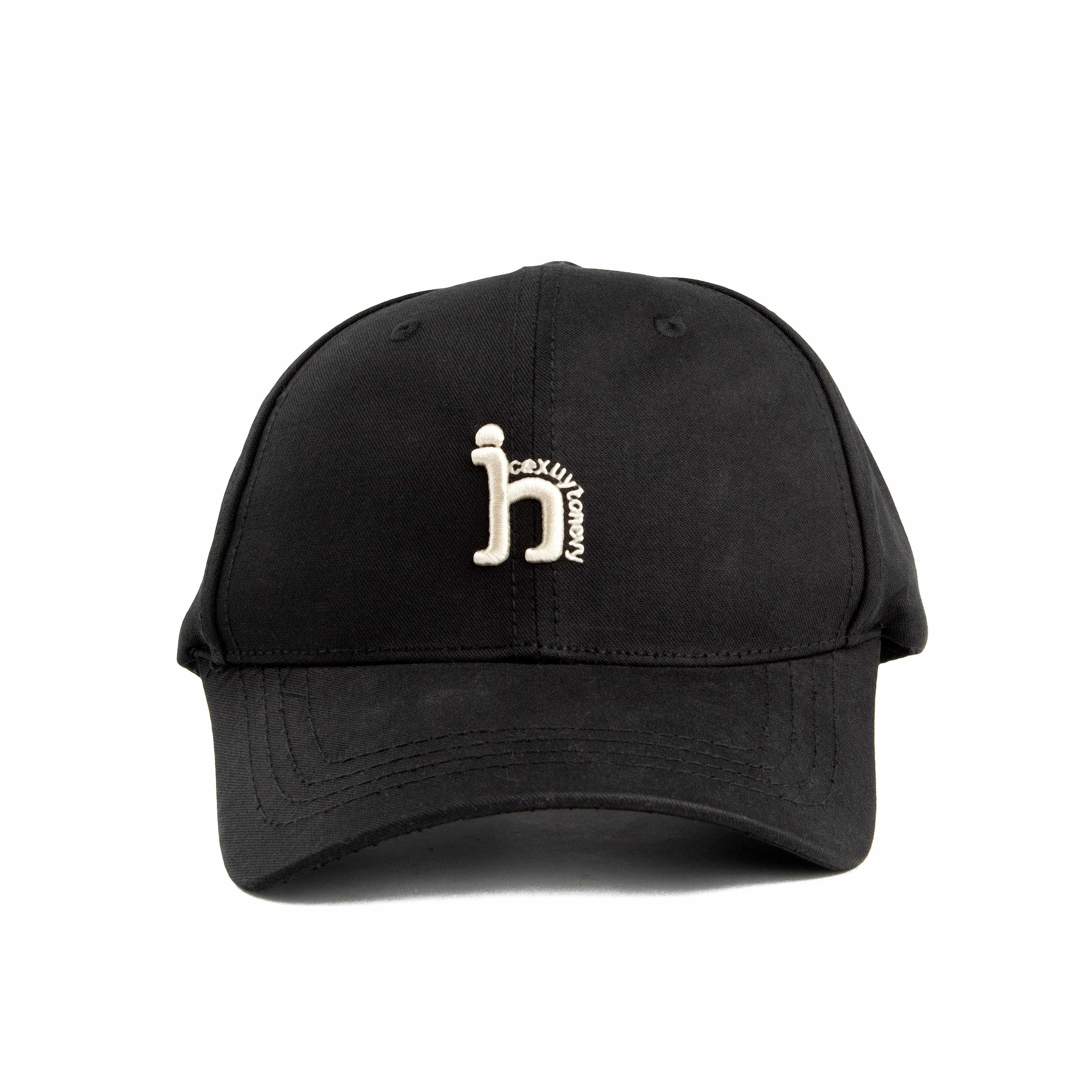 Sleek black baseball cap