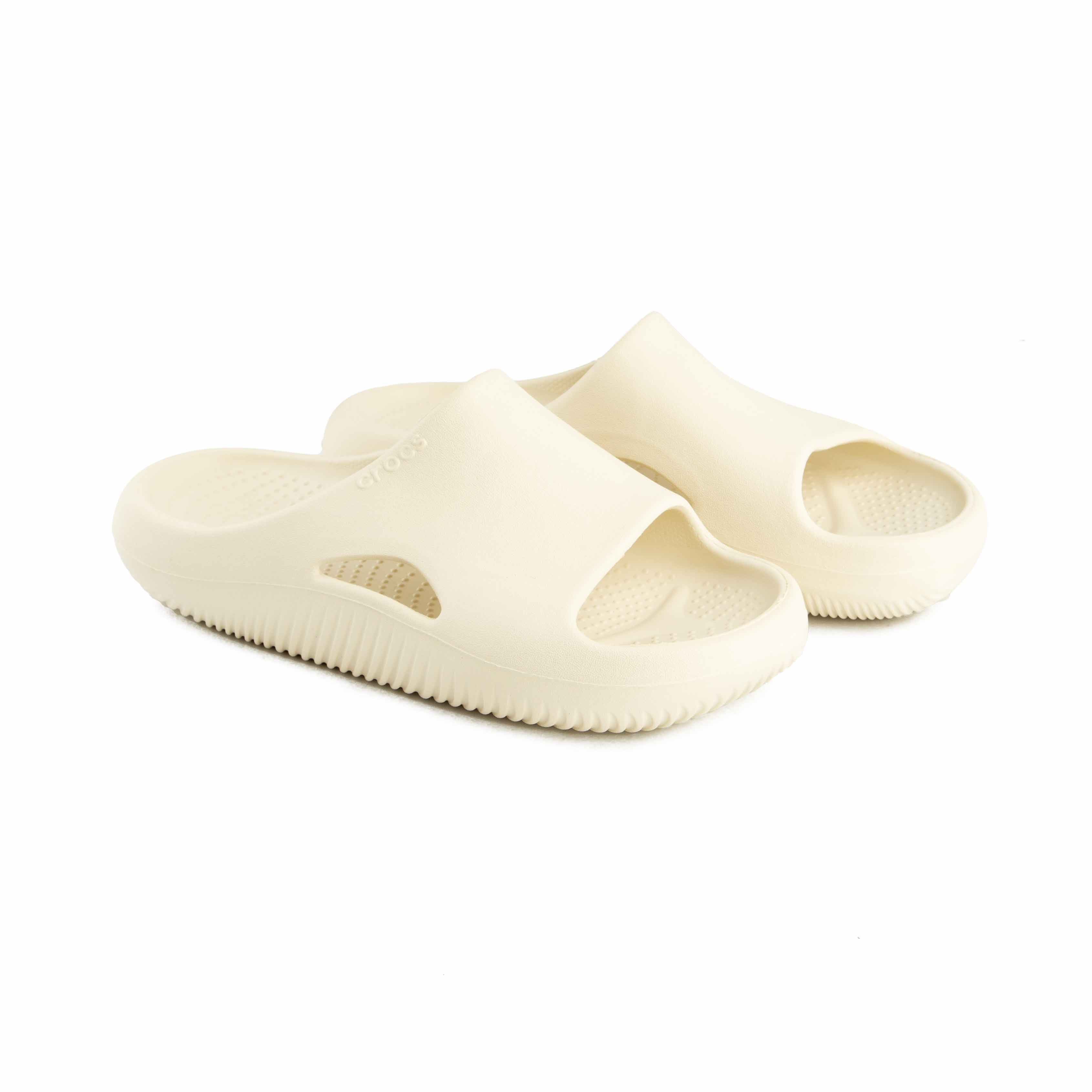 Crocs Classic Slide Sandals - Bone Unisex Comfort