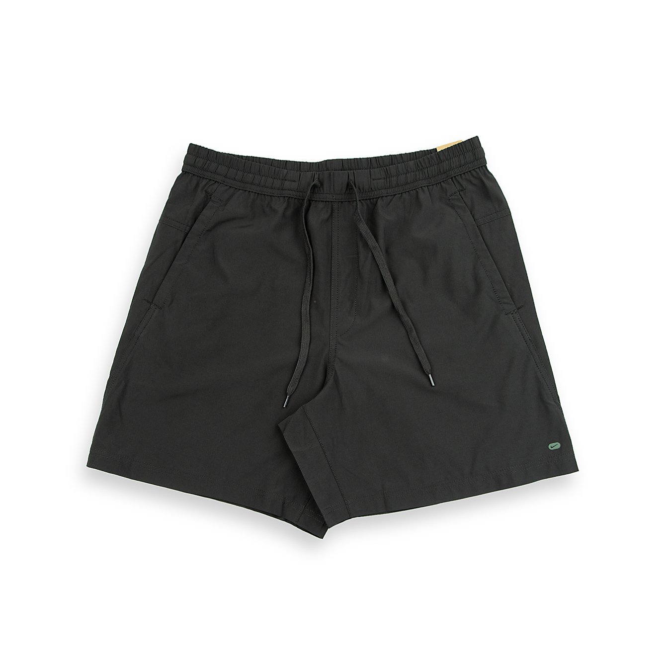 Black Men's Drawstring Casual Shorts - Quick Dry & Versatile