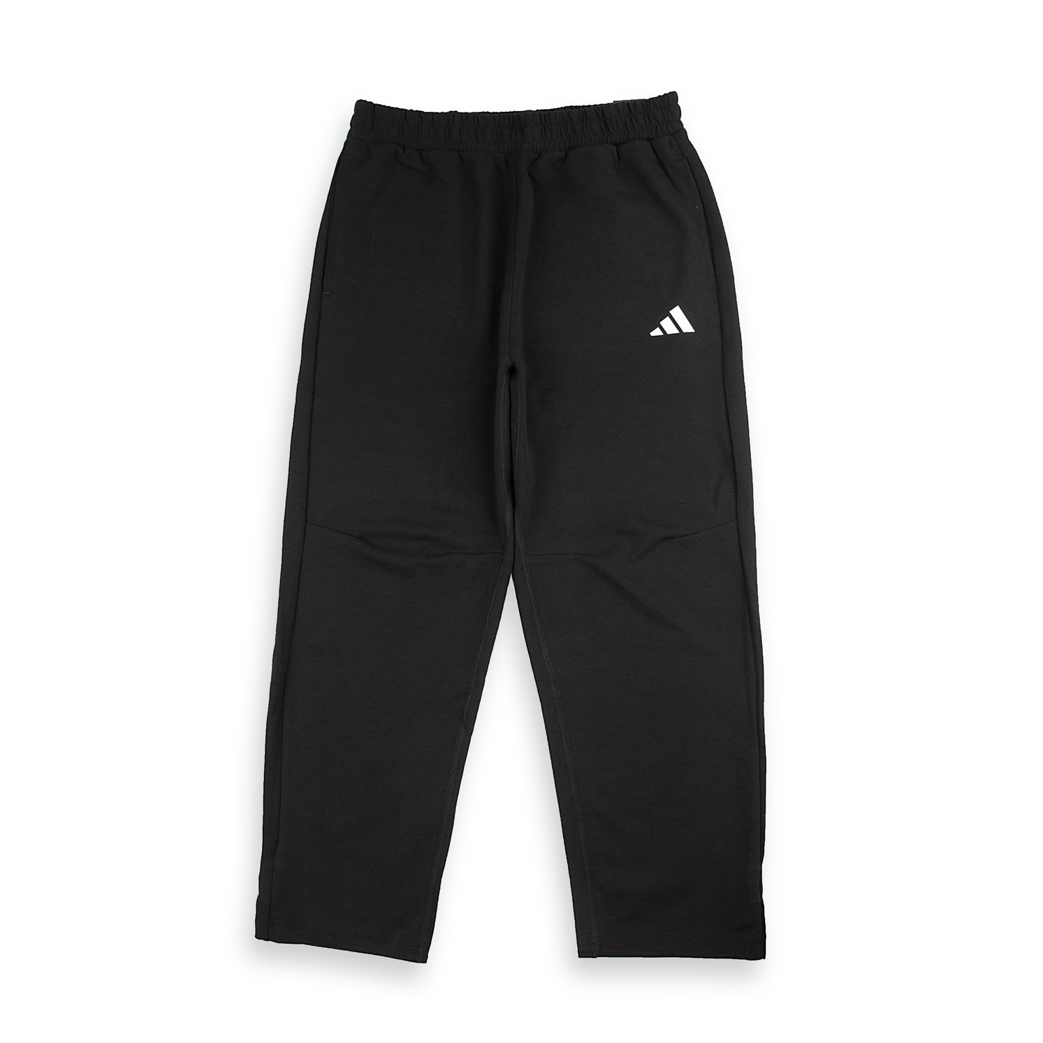 Black Adidas 3-Stripes Joggers- Black