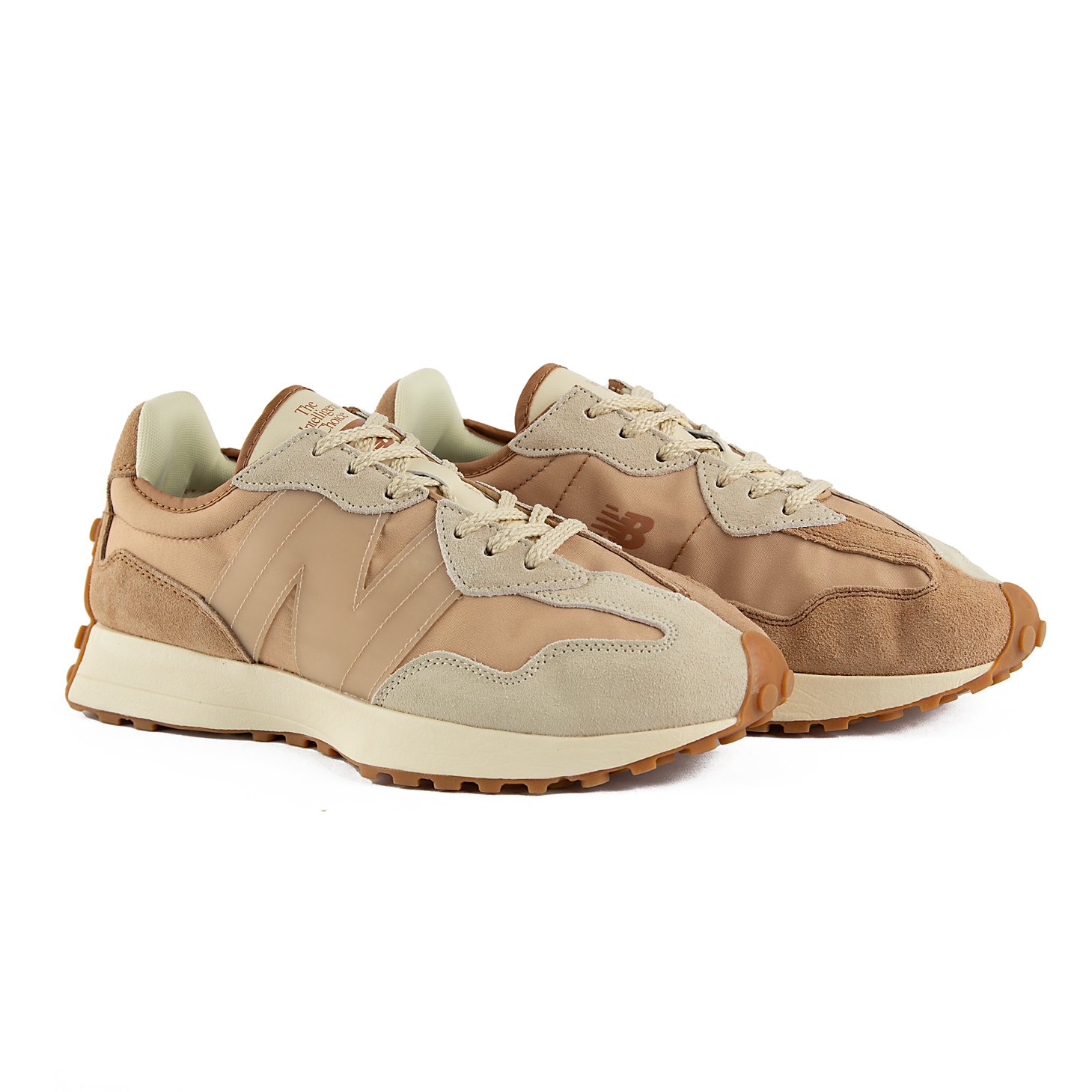 New Balance 327 Beige Gum Unisex Lifestyle Sneakers
