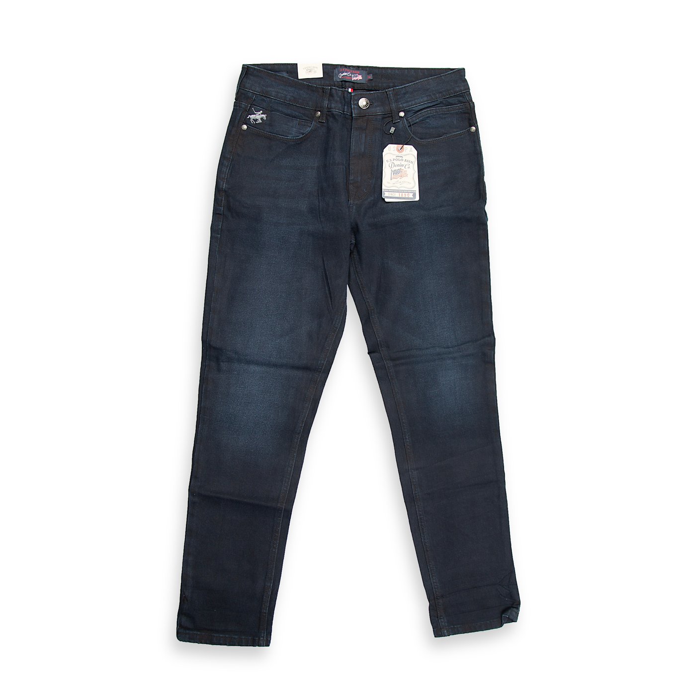 A modern staple for any wardrobe, these slim-fit jeans offer the perfect balance of style and comfort.