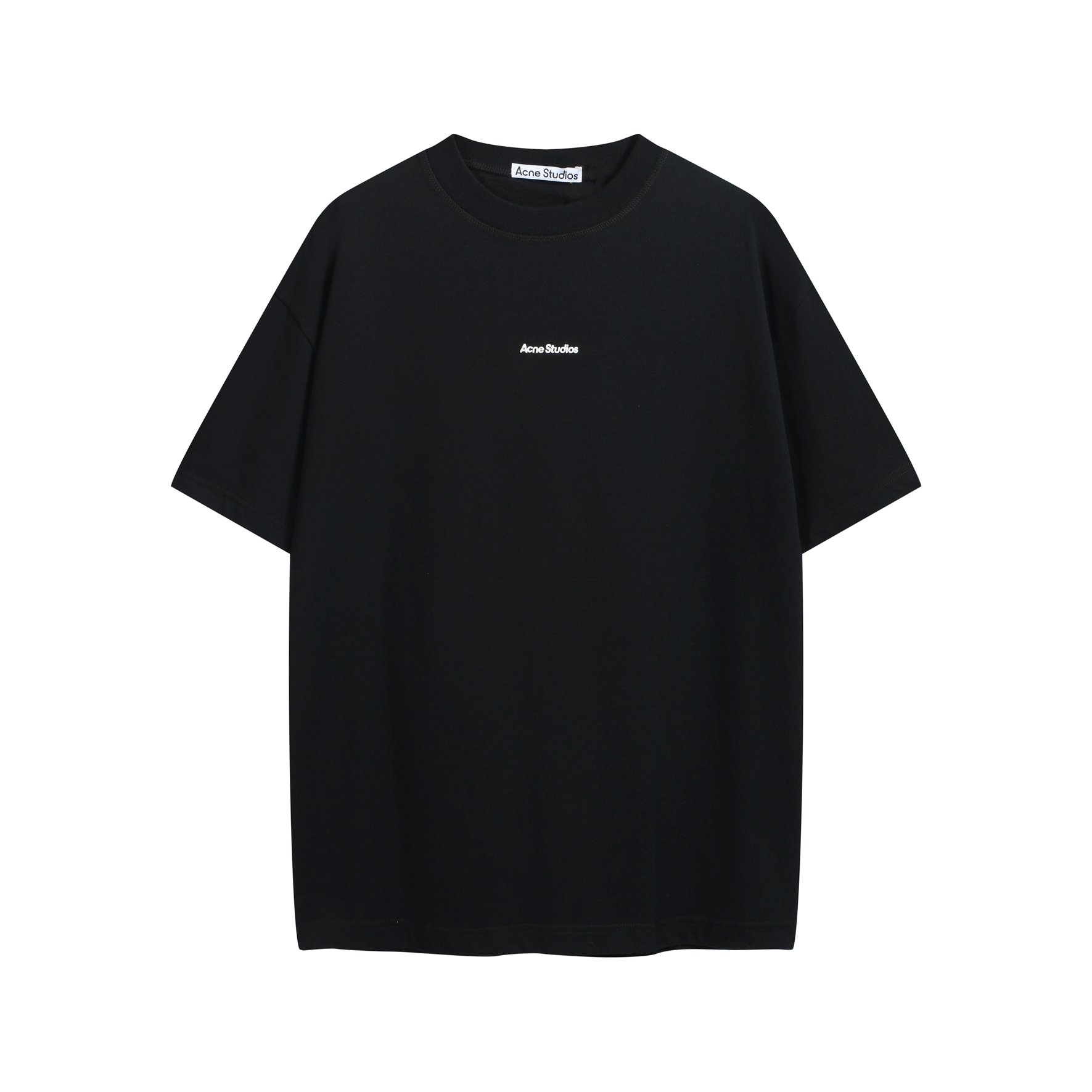 Acne Studios Black Logo T-Shirt - Unisex Relaxed Fit Tee