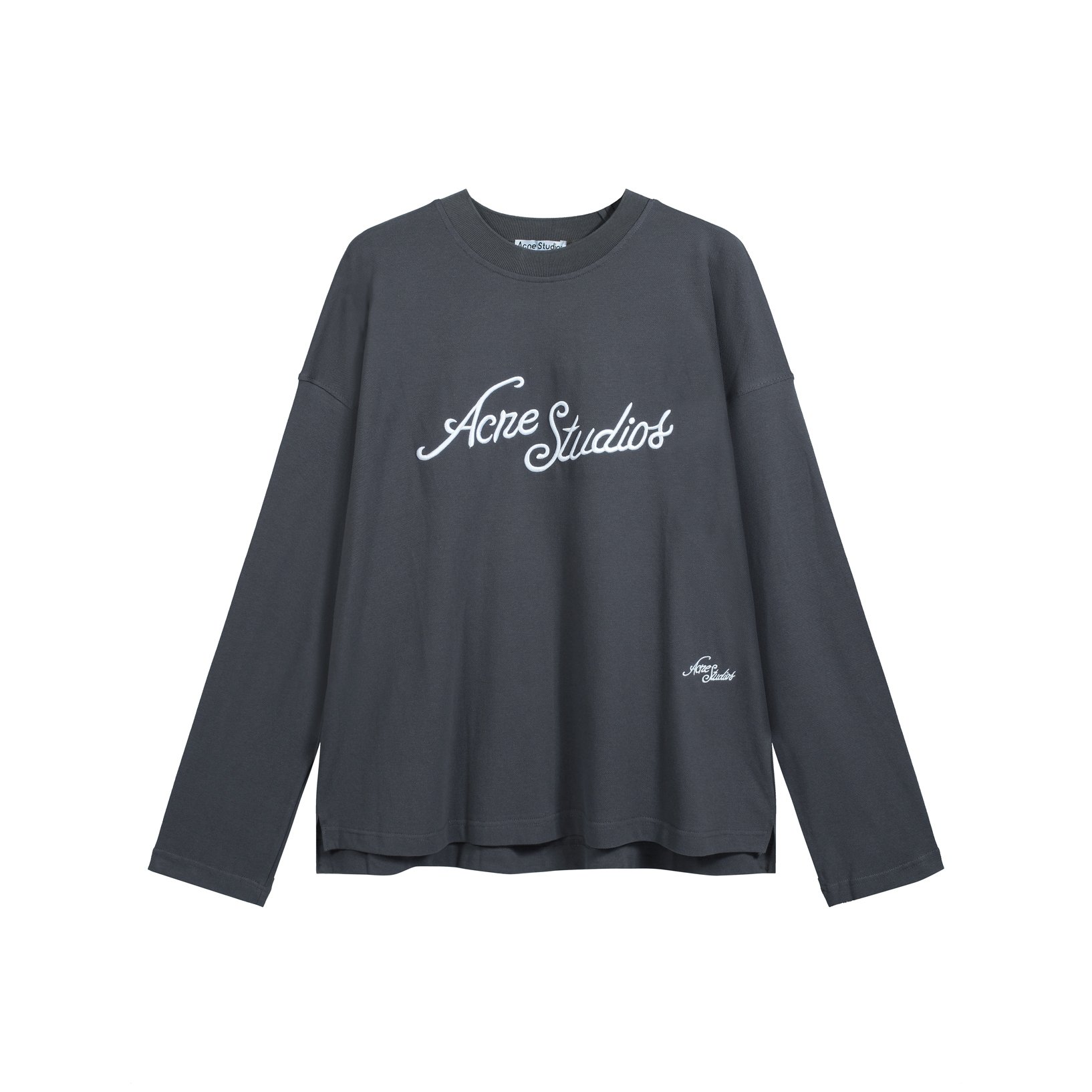 Acne Studios Black Contrast Stitching T-Shirt - Relaxed Unisex