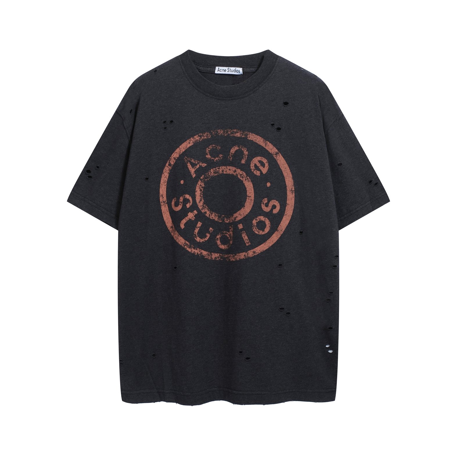 Acne Studios Distressed 1996 Stamp Logo T-Shirt - Unisex