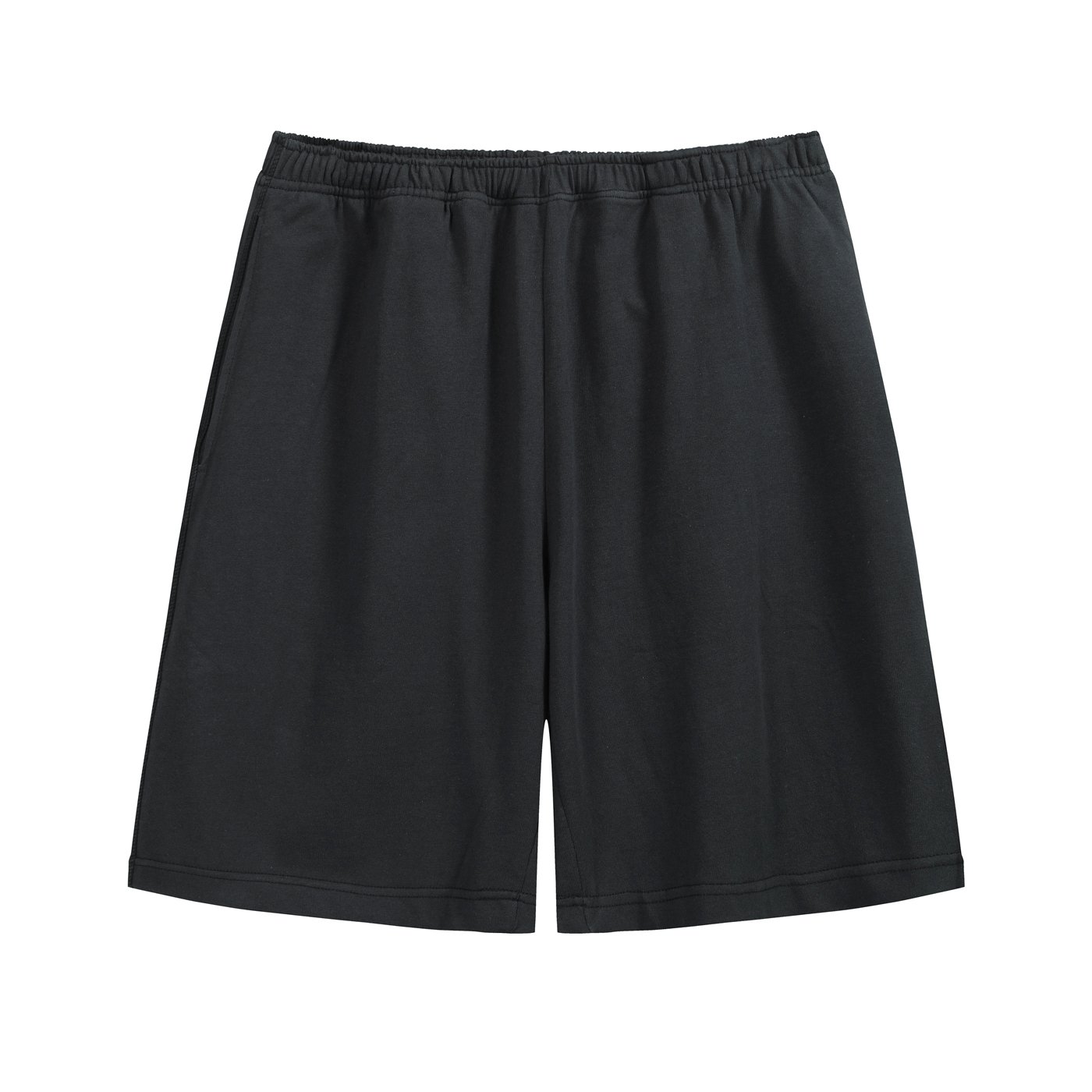 Acne Studios Black Relaxed-Fit Fleece/Jersey Drawstring Shorts
