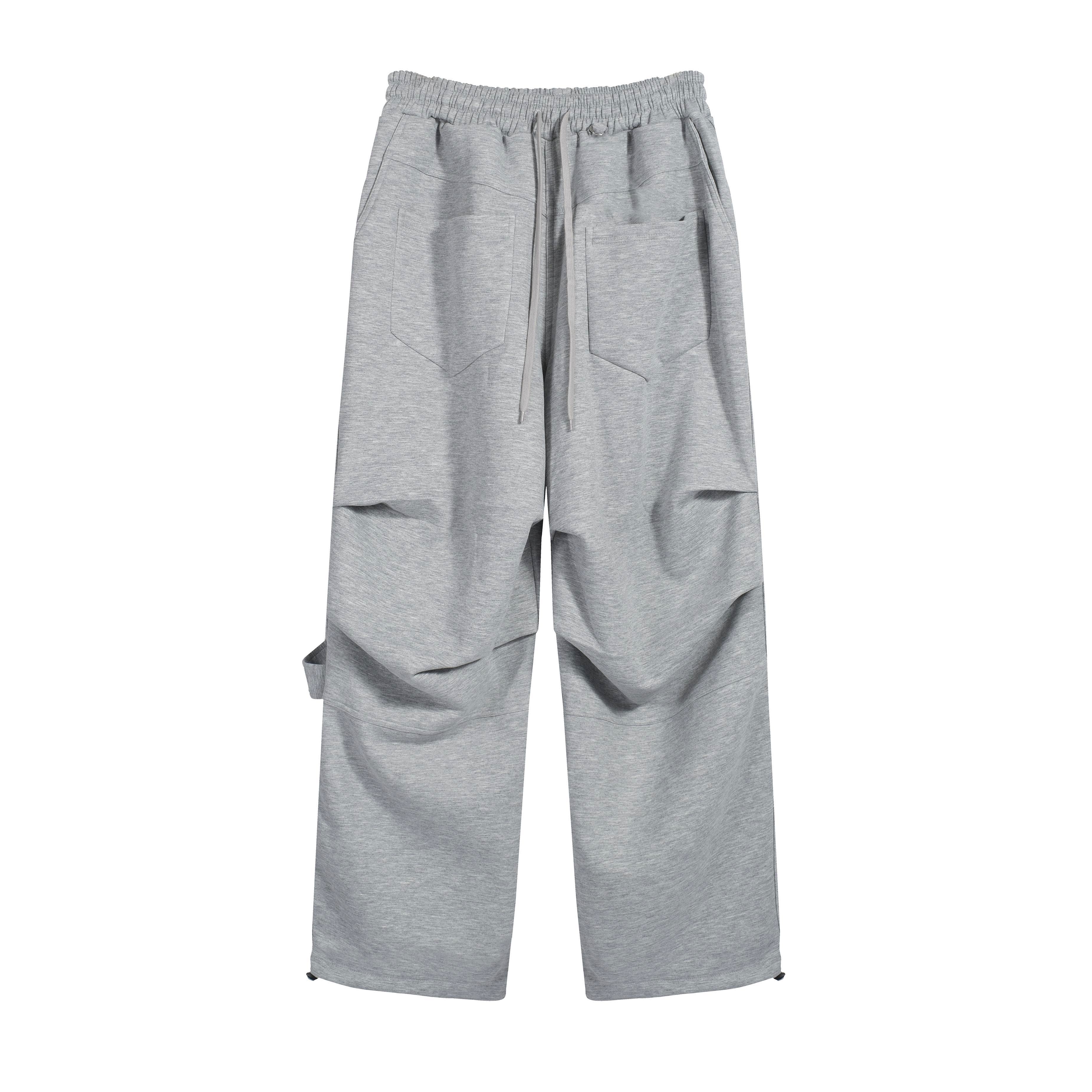 Baggy Grey Sweatpants - Ultra Relaxed Fit Multi-Seam Detail