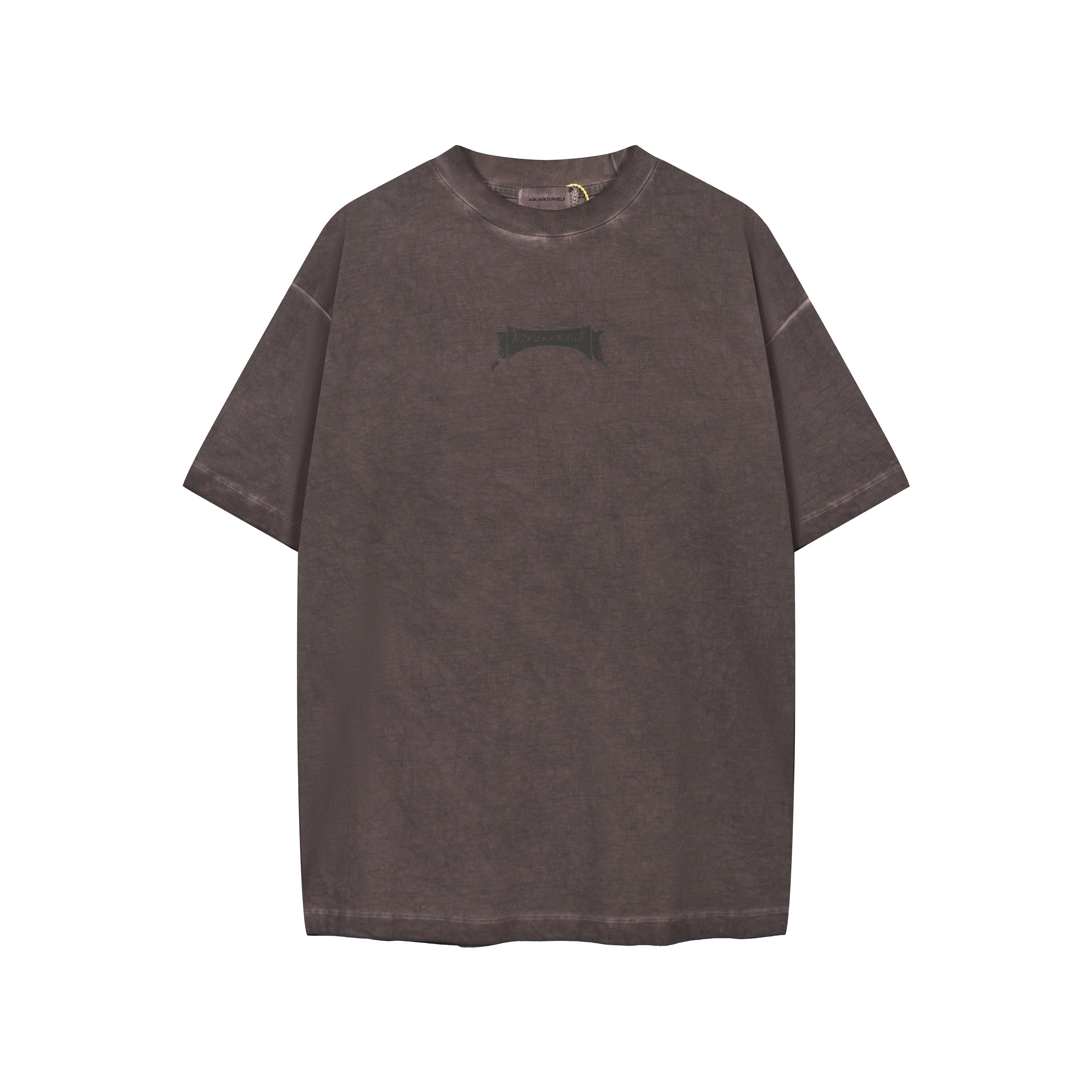 Unisex Vintage Washed Oversized T-Shirt - Faded Brown