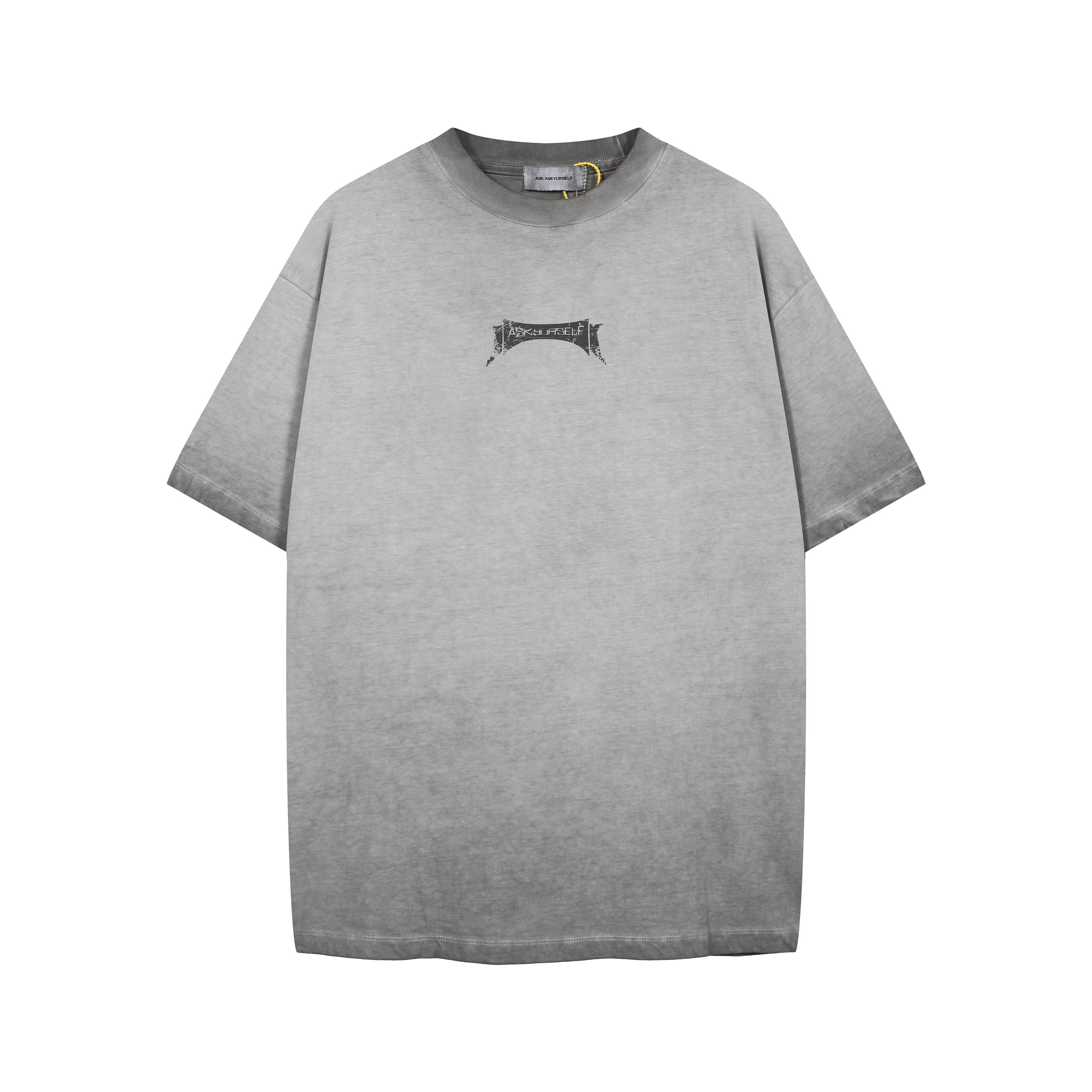 Unisex Vintage Washed Oversized T-Shirt - Faded Grey