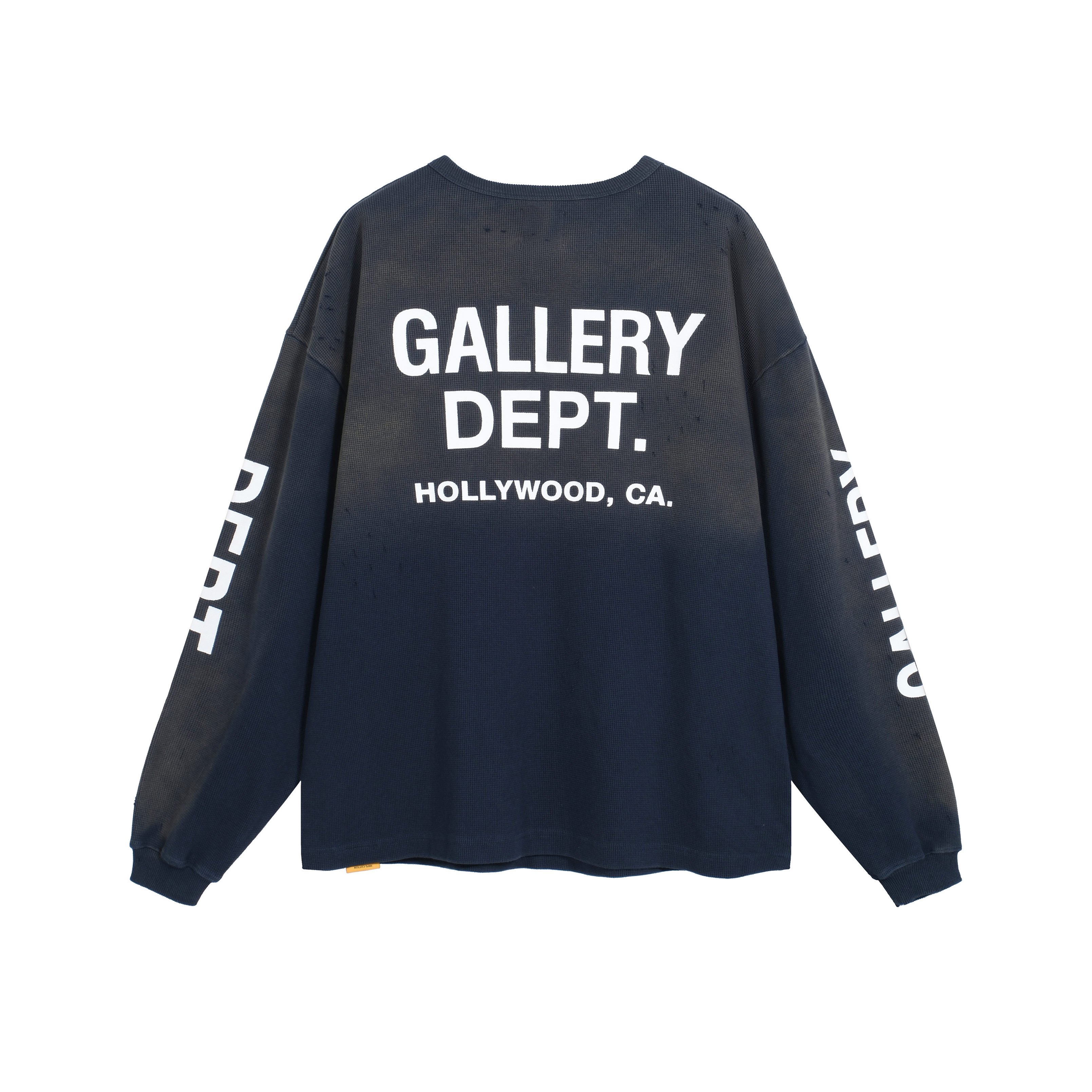 GALLERY DEPT. Hollywood CA Distressed Long-Sleeve Shirt