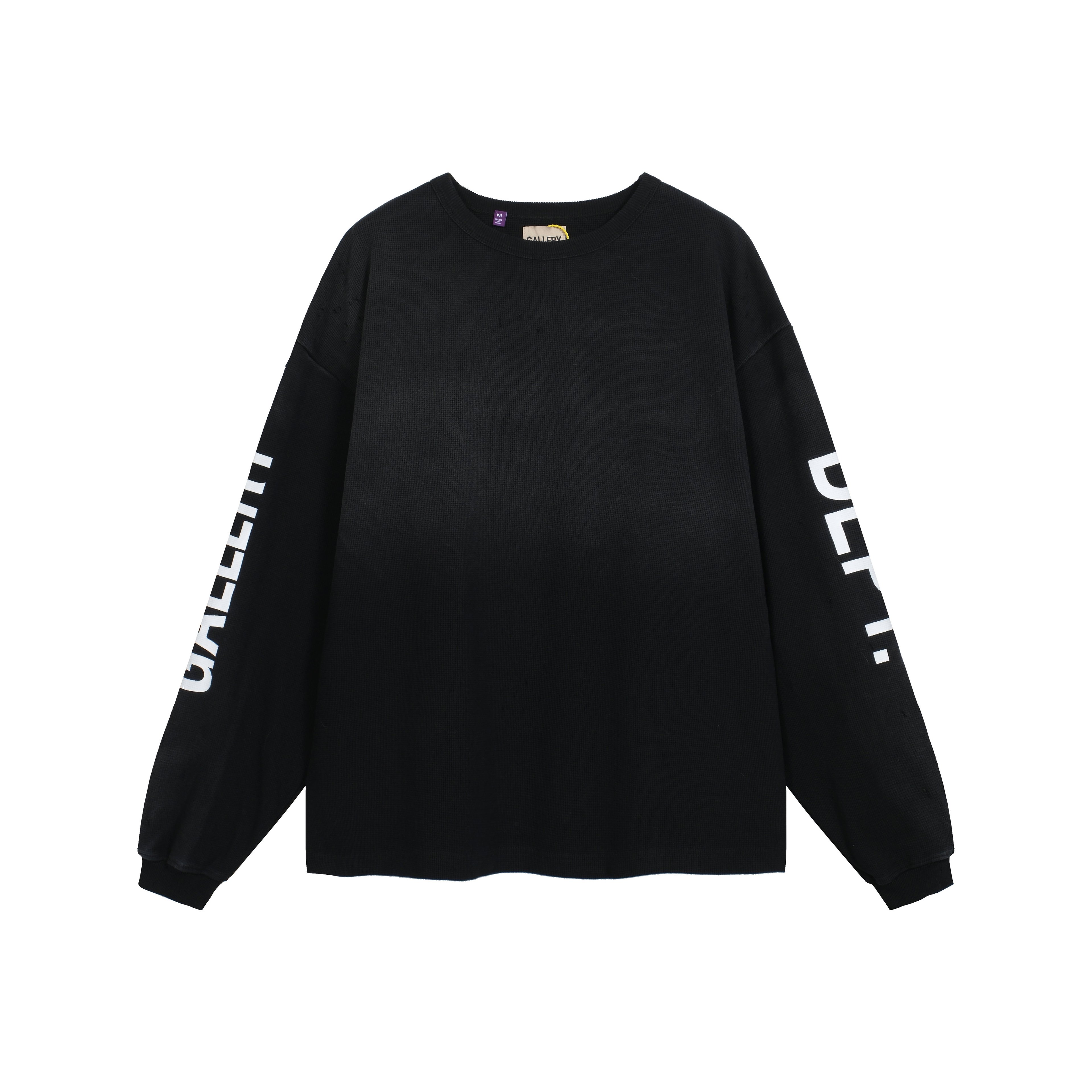 GALLERY DEPT. Dept Logo Black Long-Sleeve T-Shirt