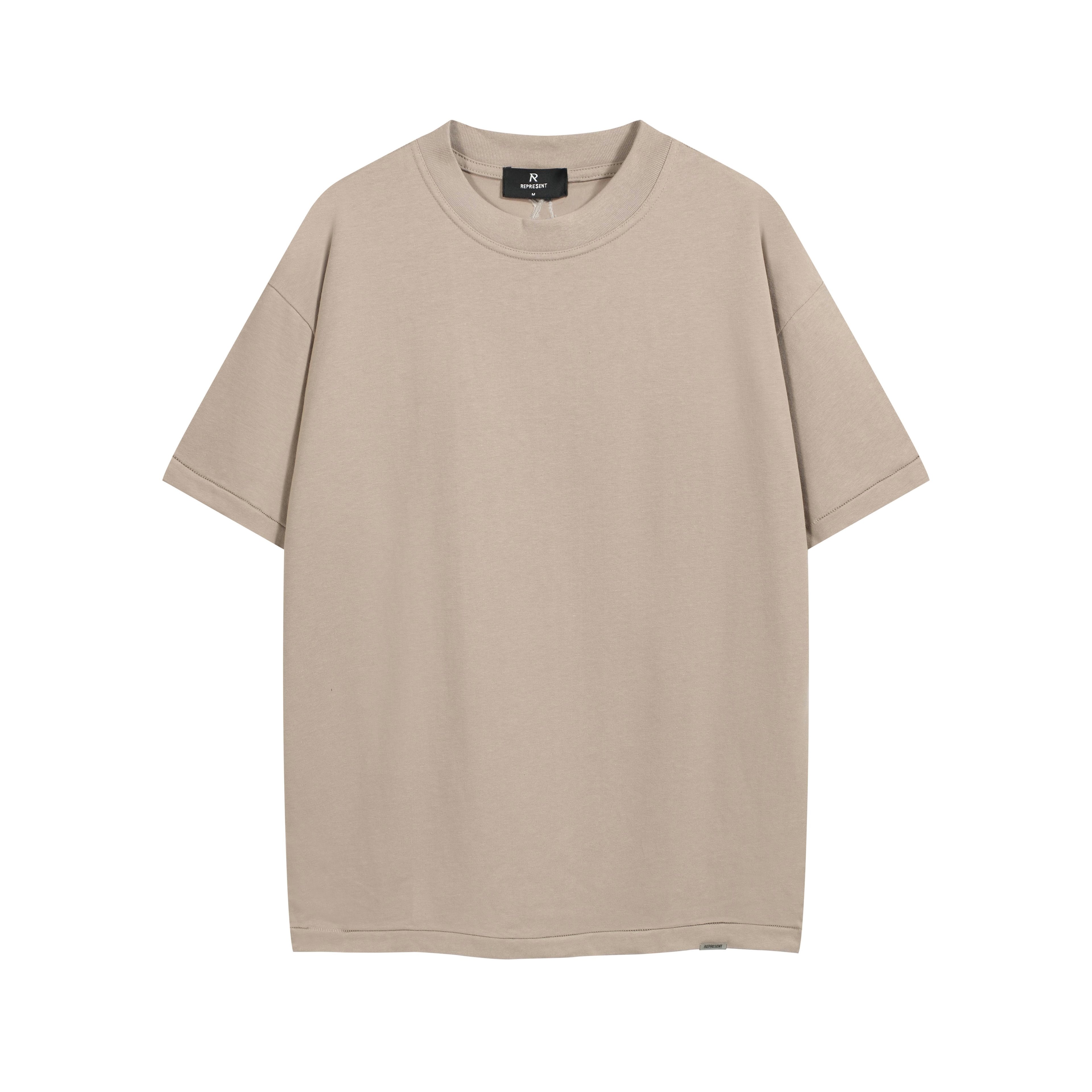 Sand Beige Relaxed Fit T-Shirt - Essential Unisex Tee
