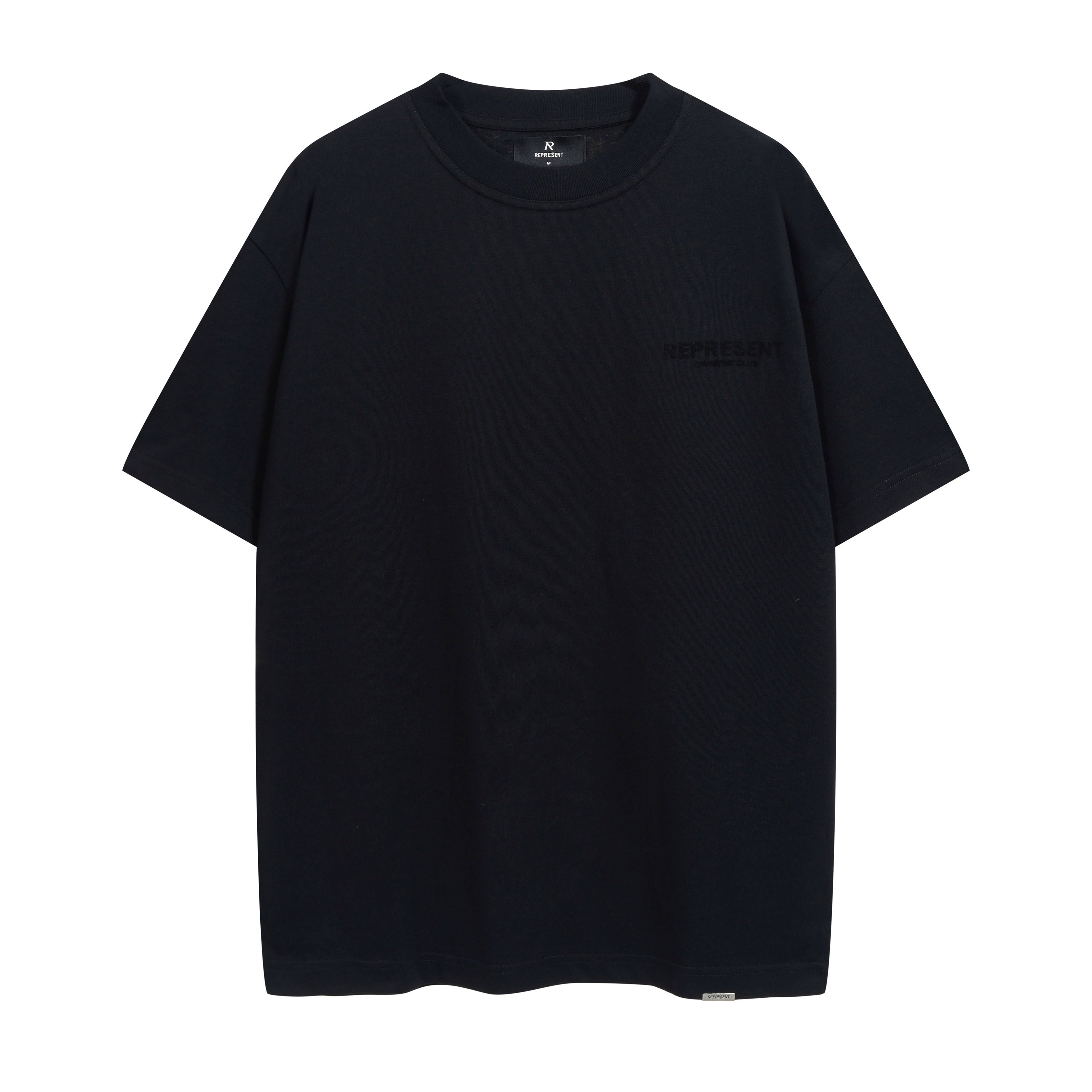 Represent Owners' Club Tonal T-Shirt - Jet Black | Premium Fit