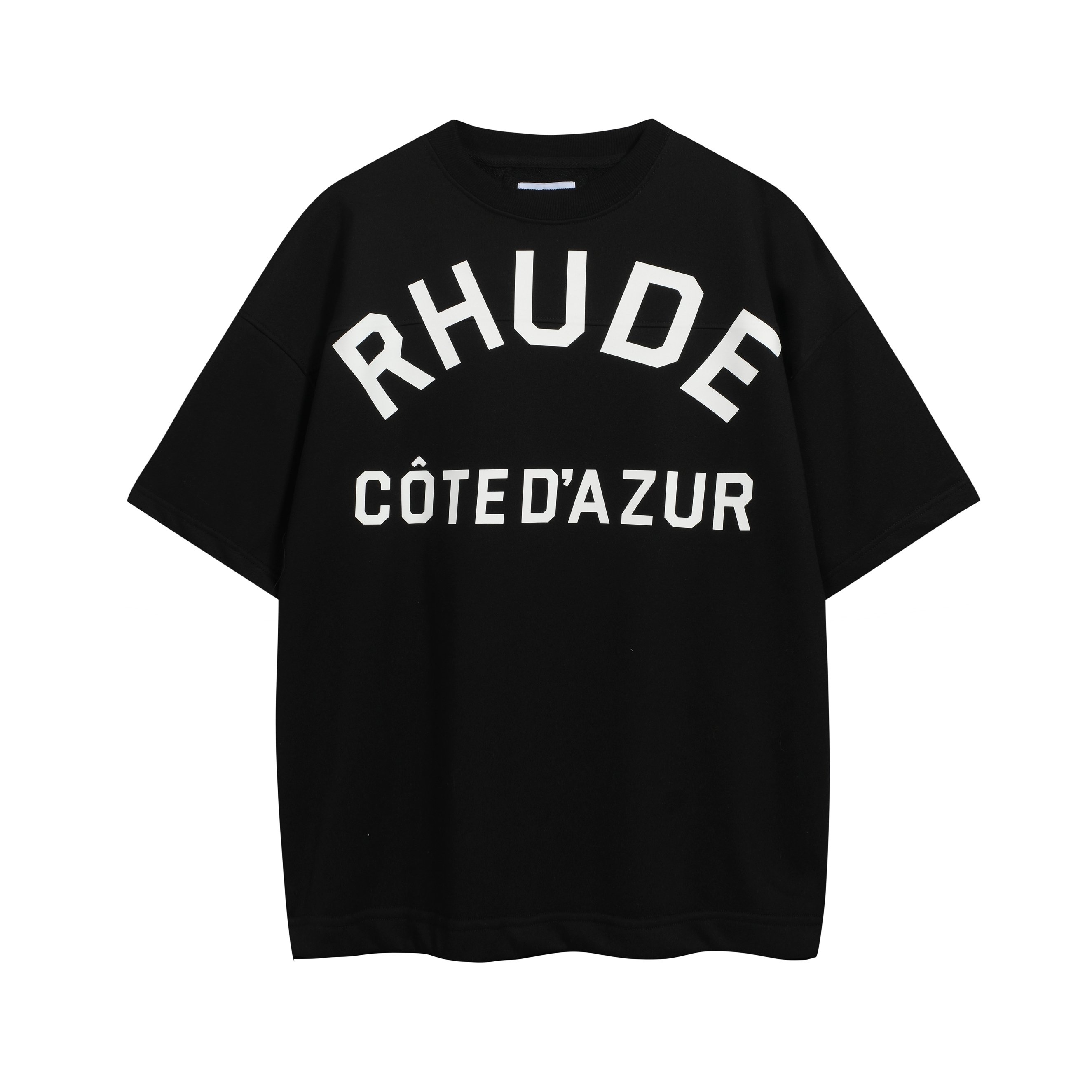 Shop the RHUDE Black Côte d'Azur T-Shirt.