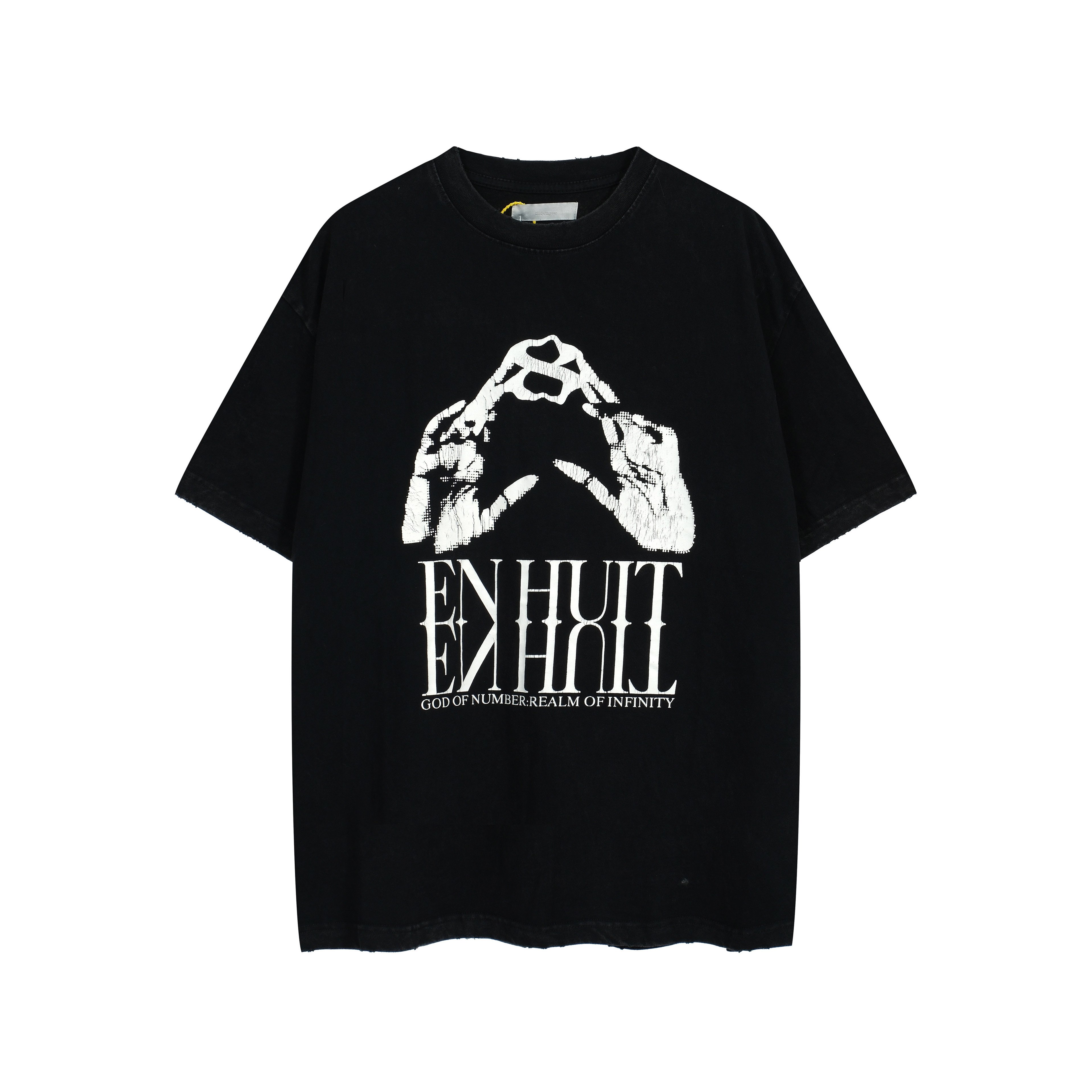 ENXUIT Black 'Realm of Infinity' Graphic T-Shirt