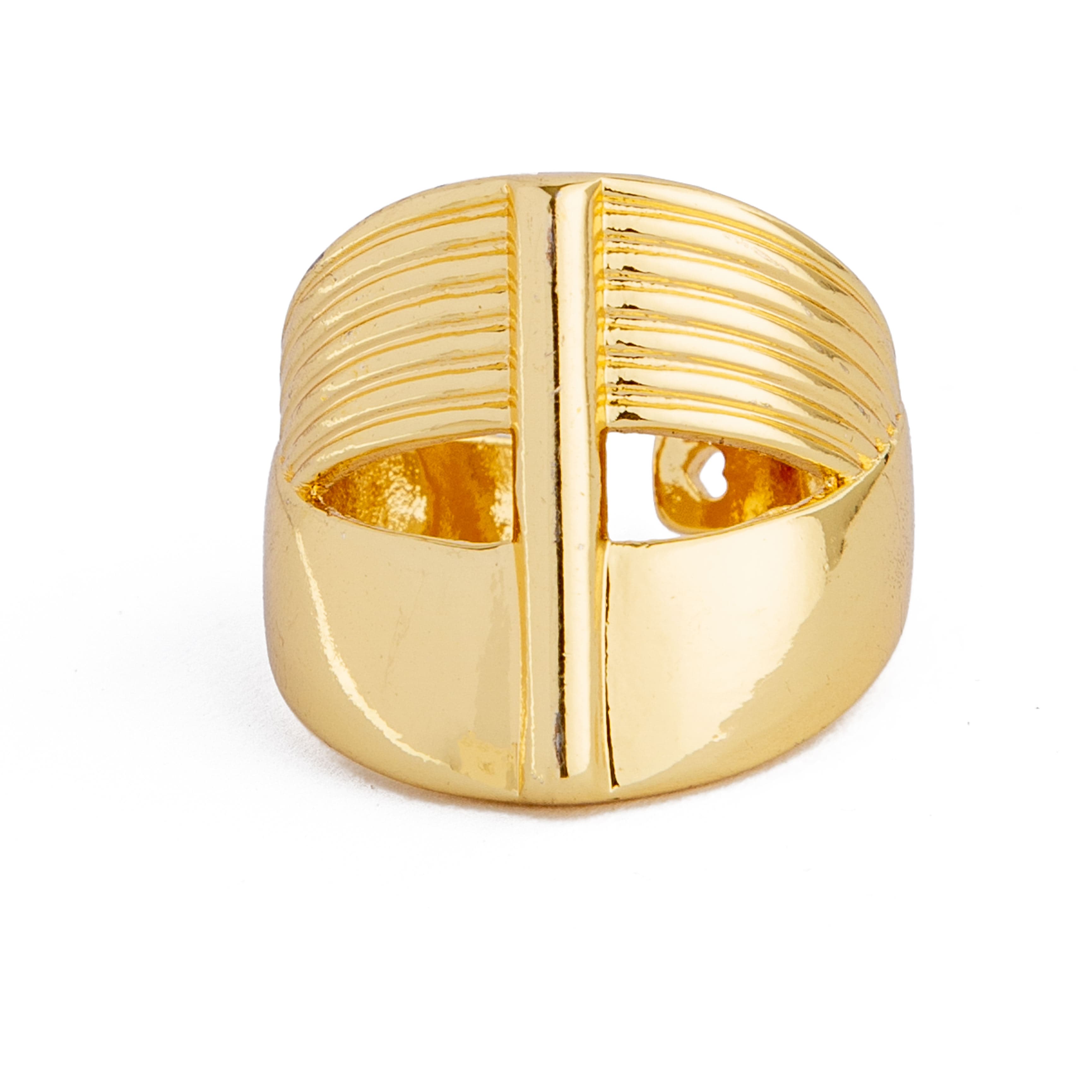 Yellow Gold Liberty Coin Statement Ring