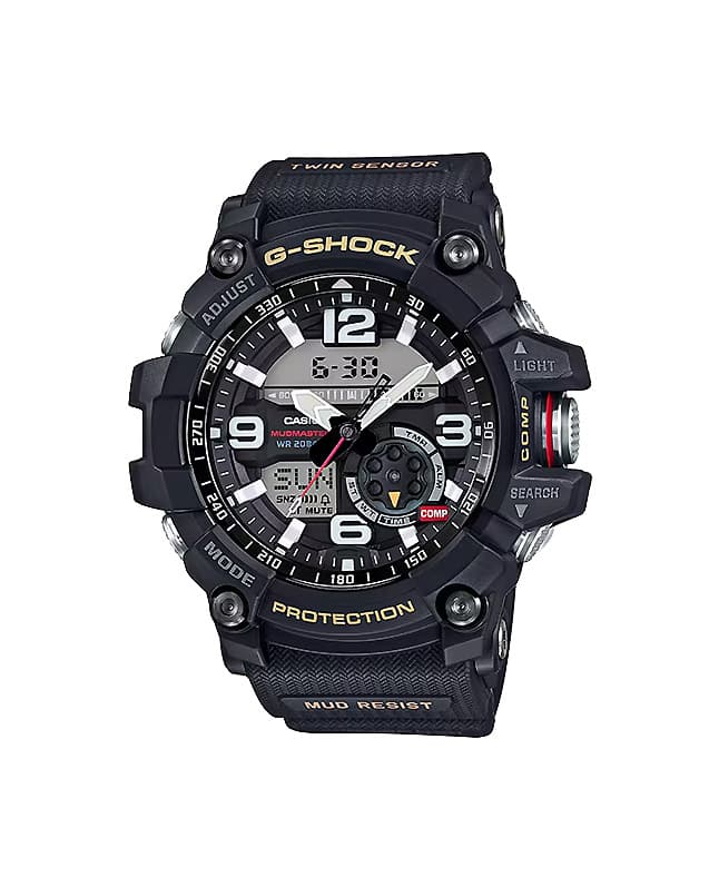 Casio G-Shock Mudmaster GWG-1000 Wrist Watch, 10439- Black & Gold